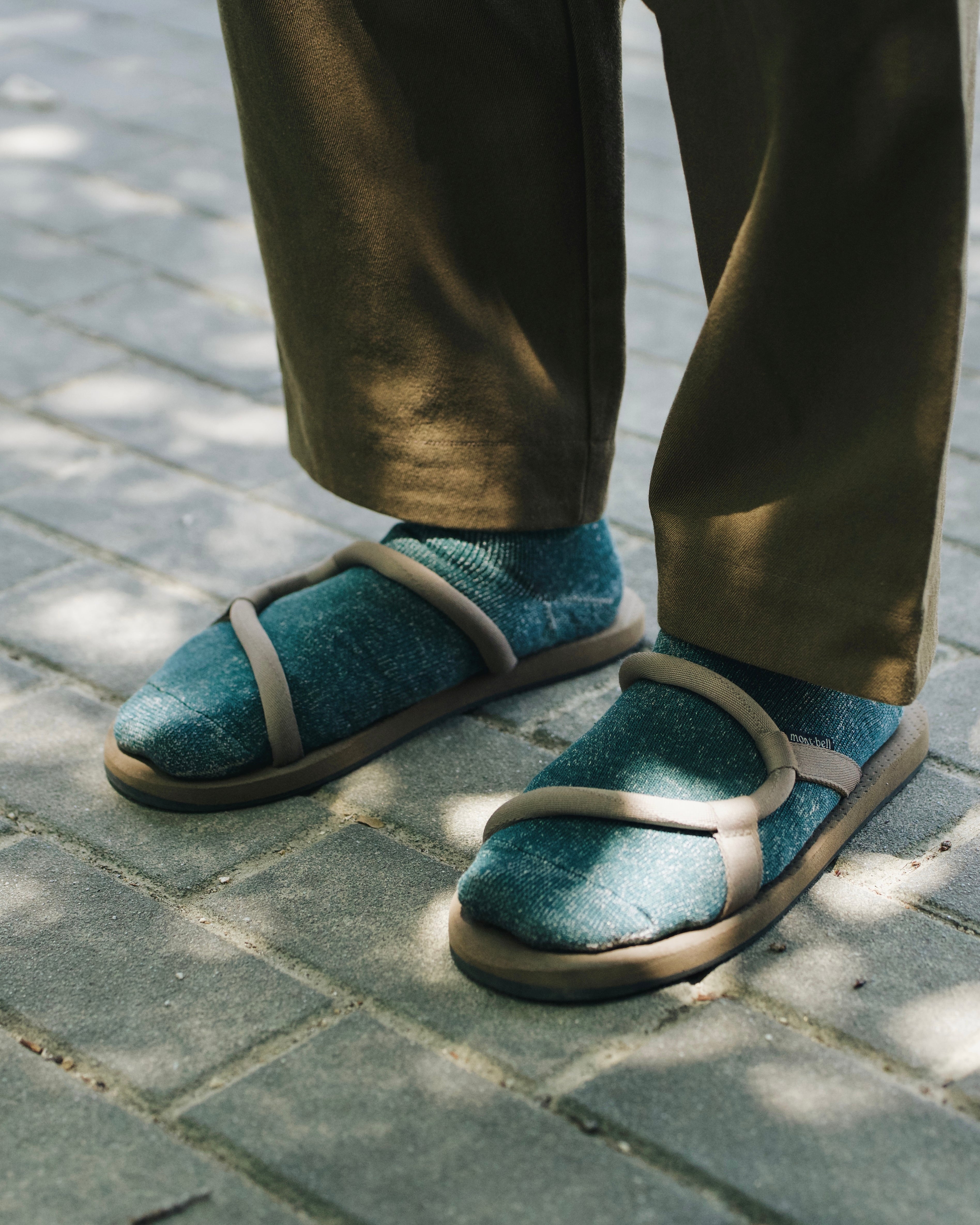 nishiguchi kutsushita : linen cotton pile anklet