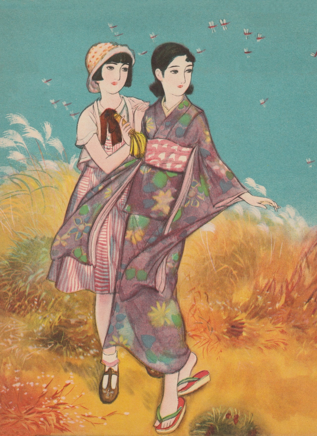 kiku print / A3 print : natsu & mai