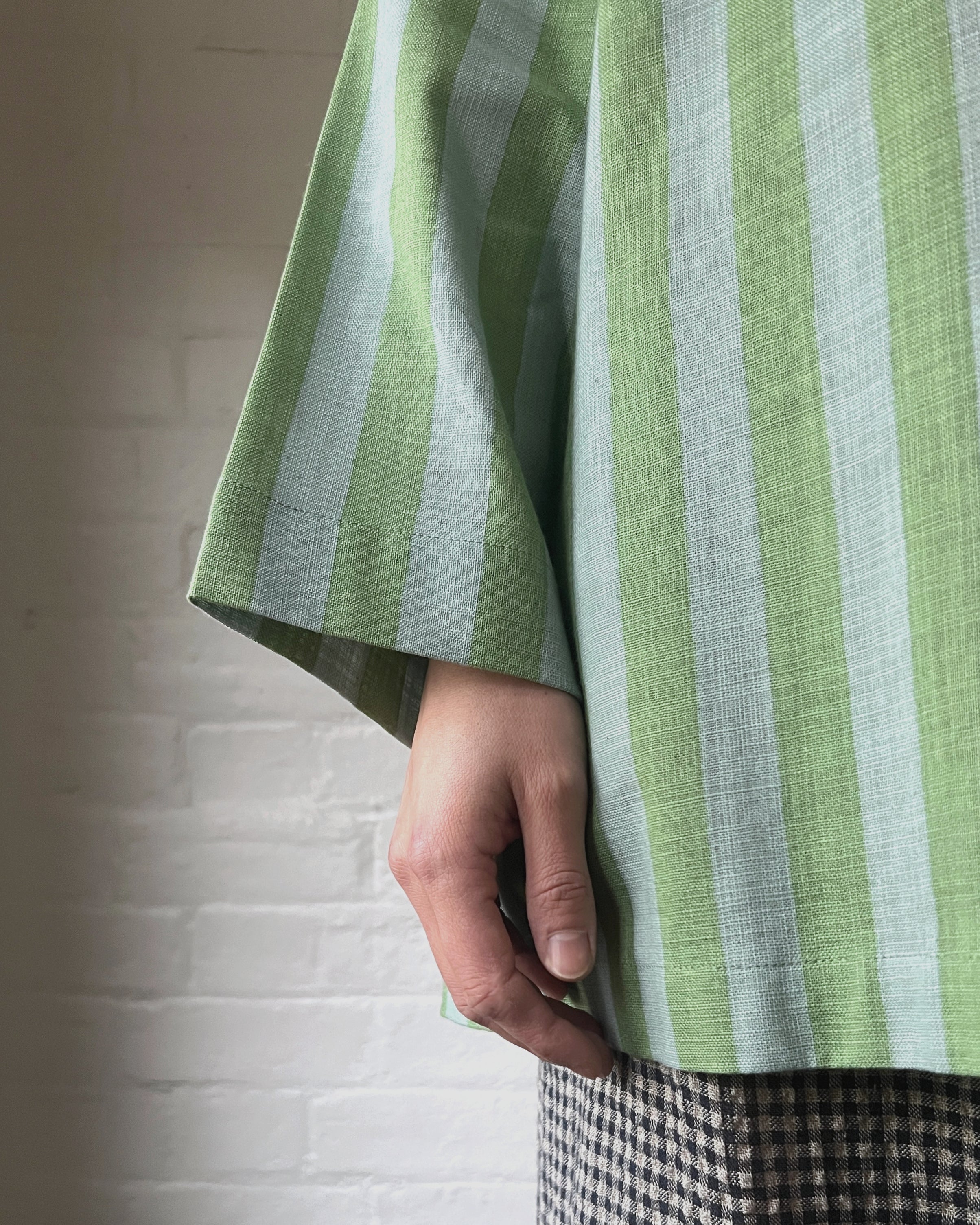 LJ struthers : striped linen shirt