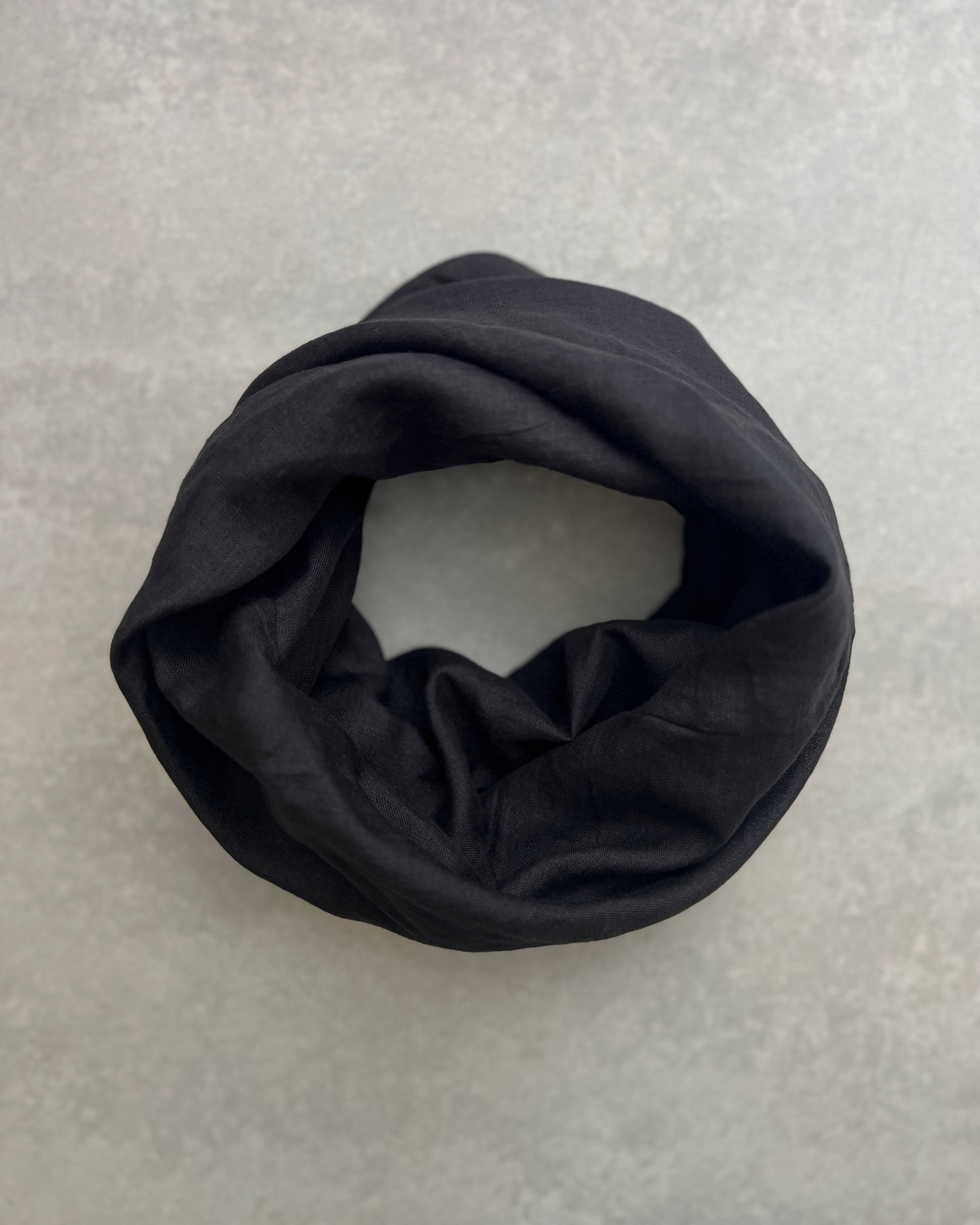 'm' for the maker : linen origin scarf