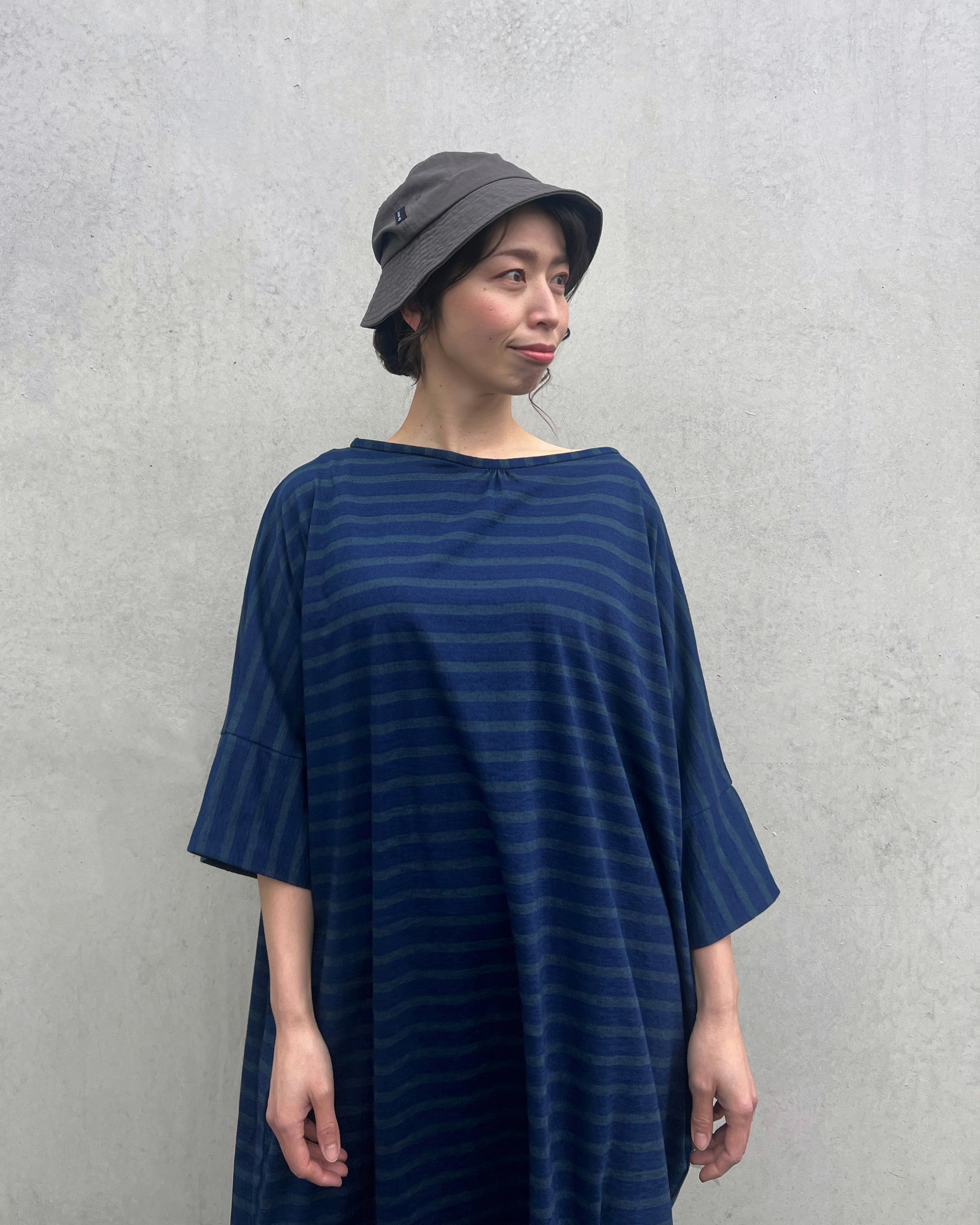 LJ struthers : cotton knit quadro dress
