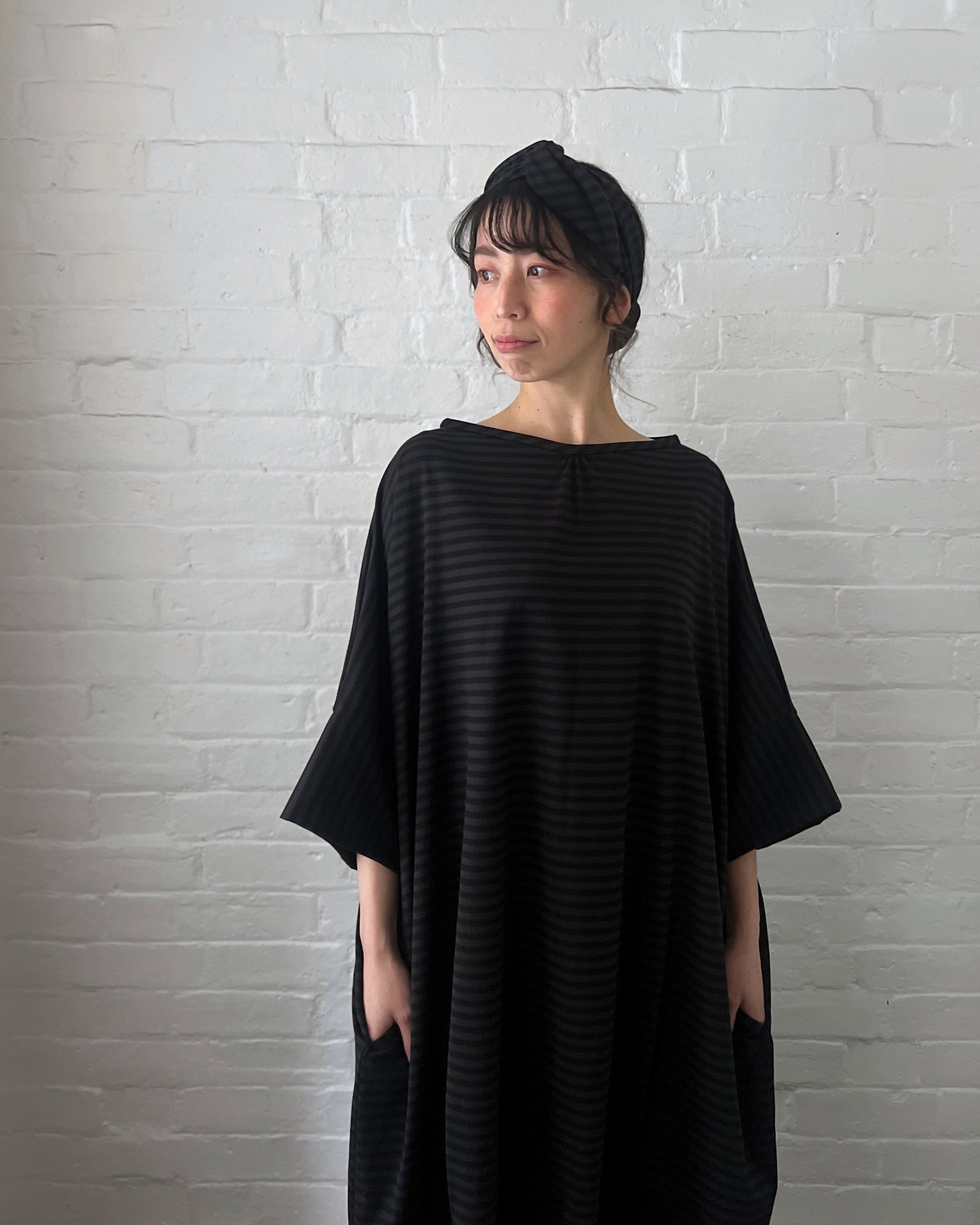 LJ struthers : cotton knit quadro dress