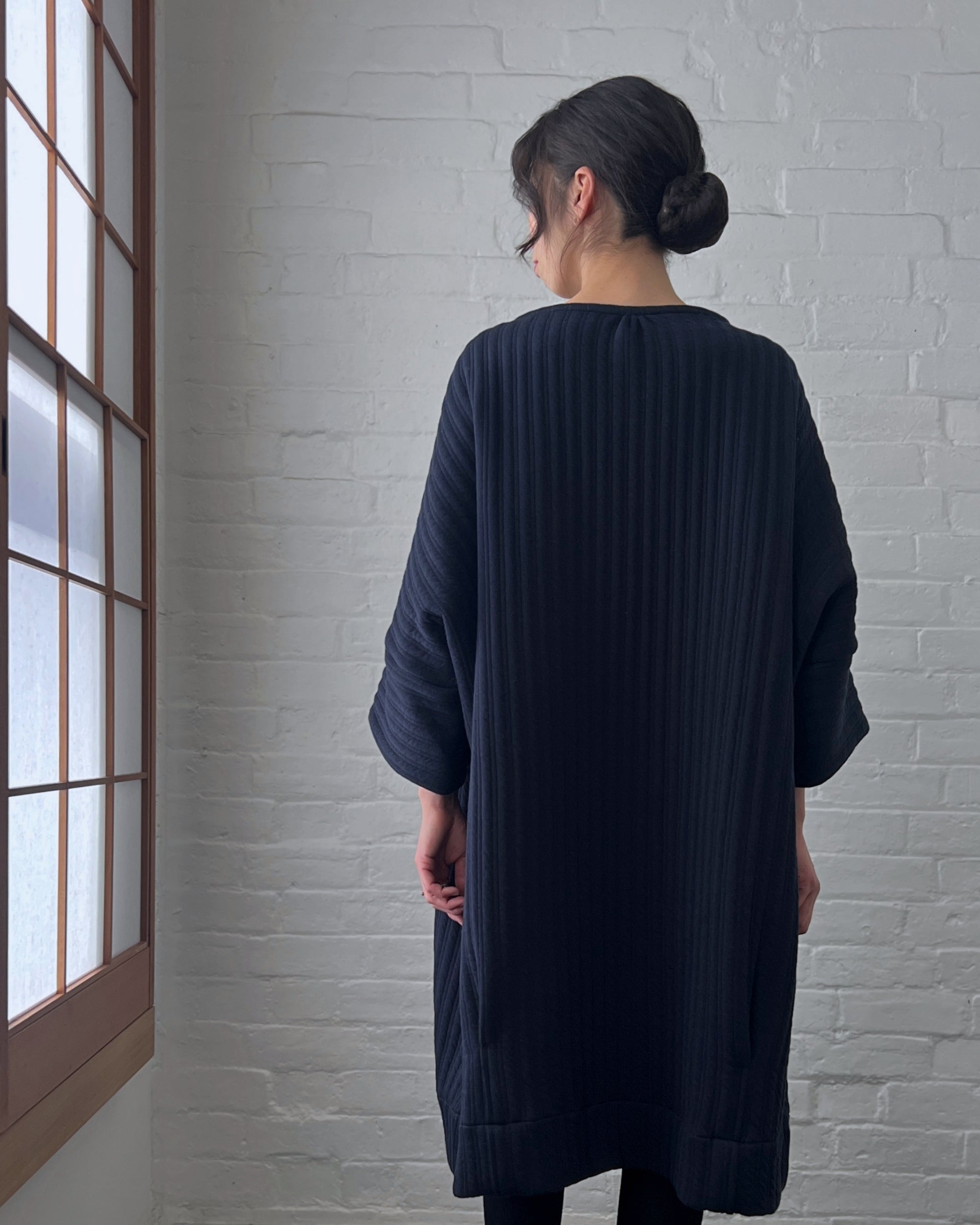 LJ struthers : knit cotton quadro dress