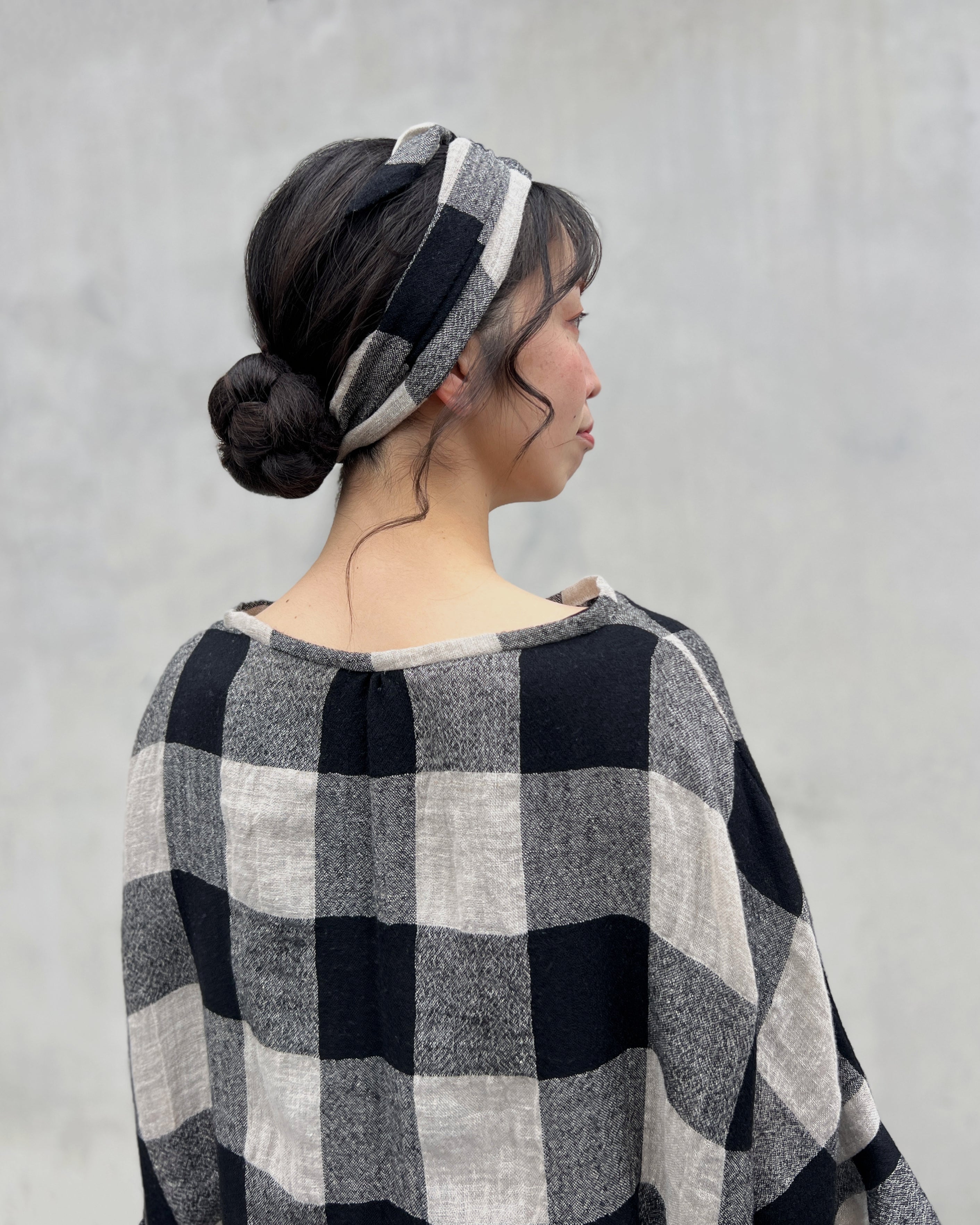 LJ struthers : linen quadro dress