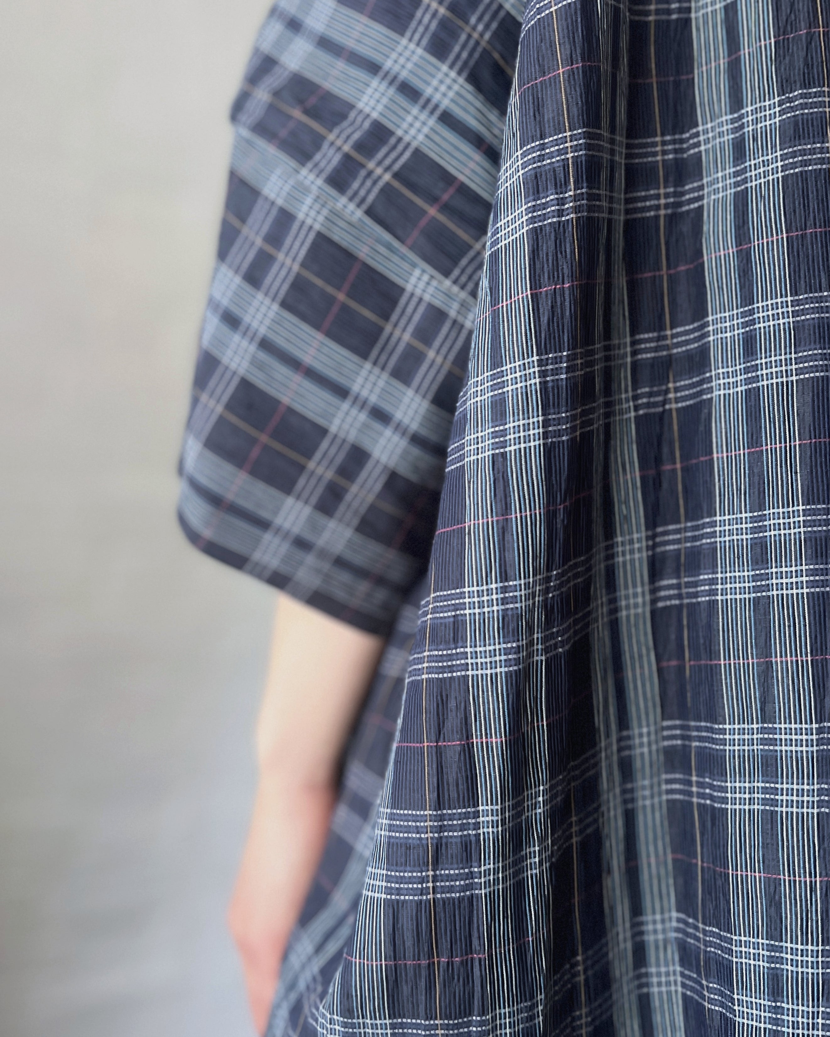 LJ struthers : fine cotton quadro dress