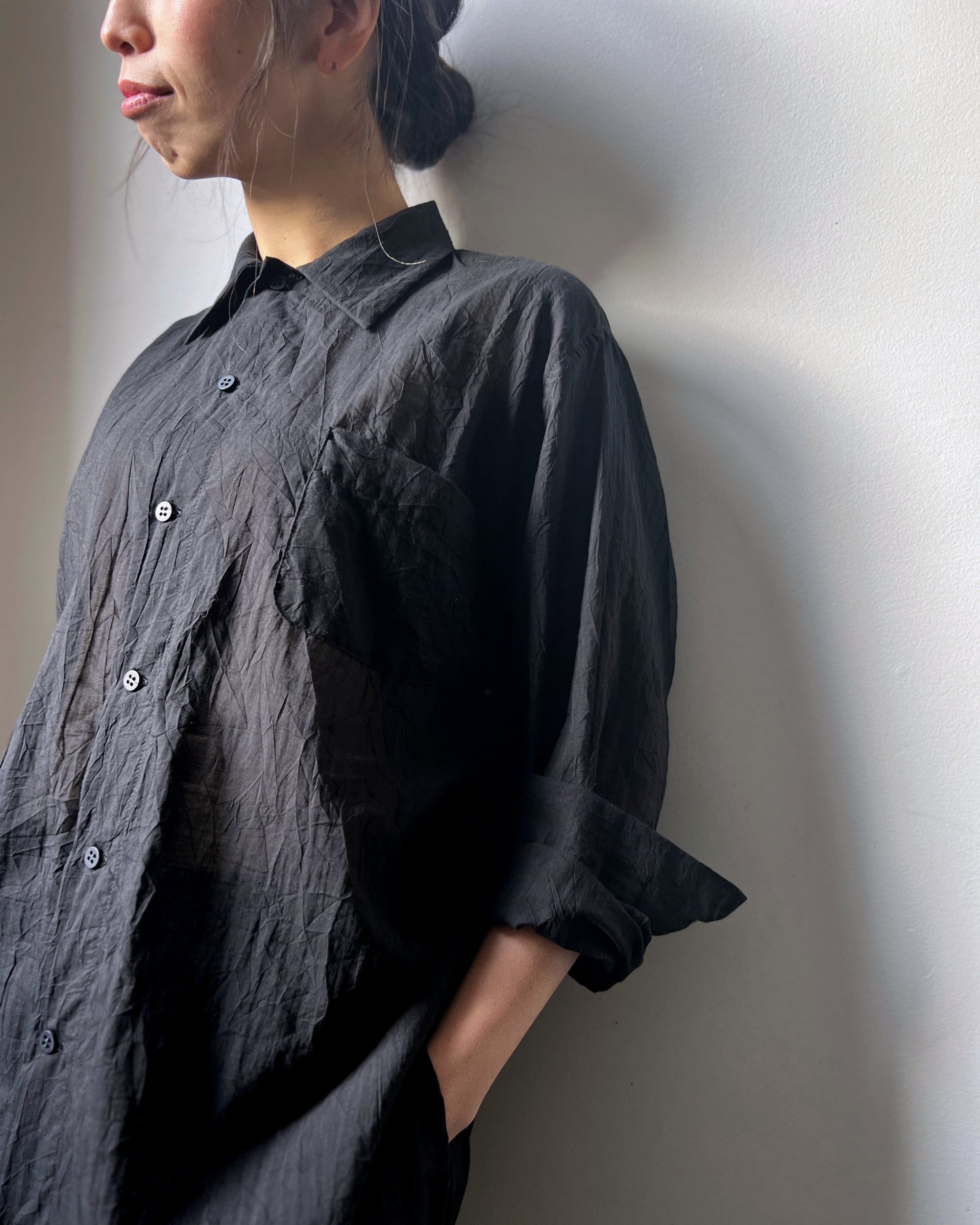 LJ struthers : sheer cotton shirt