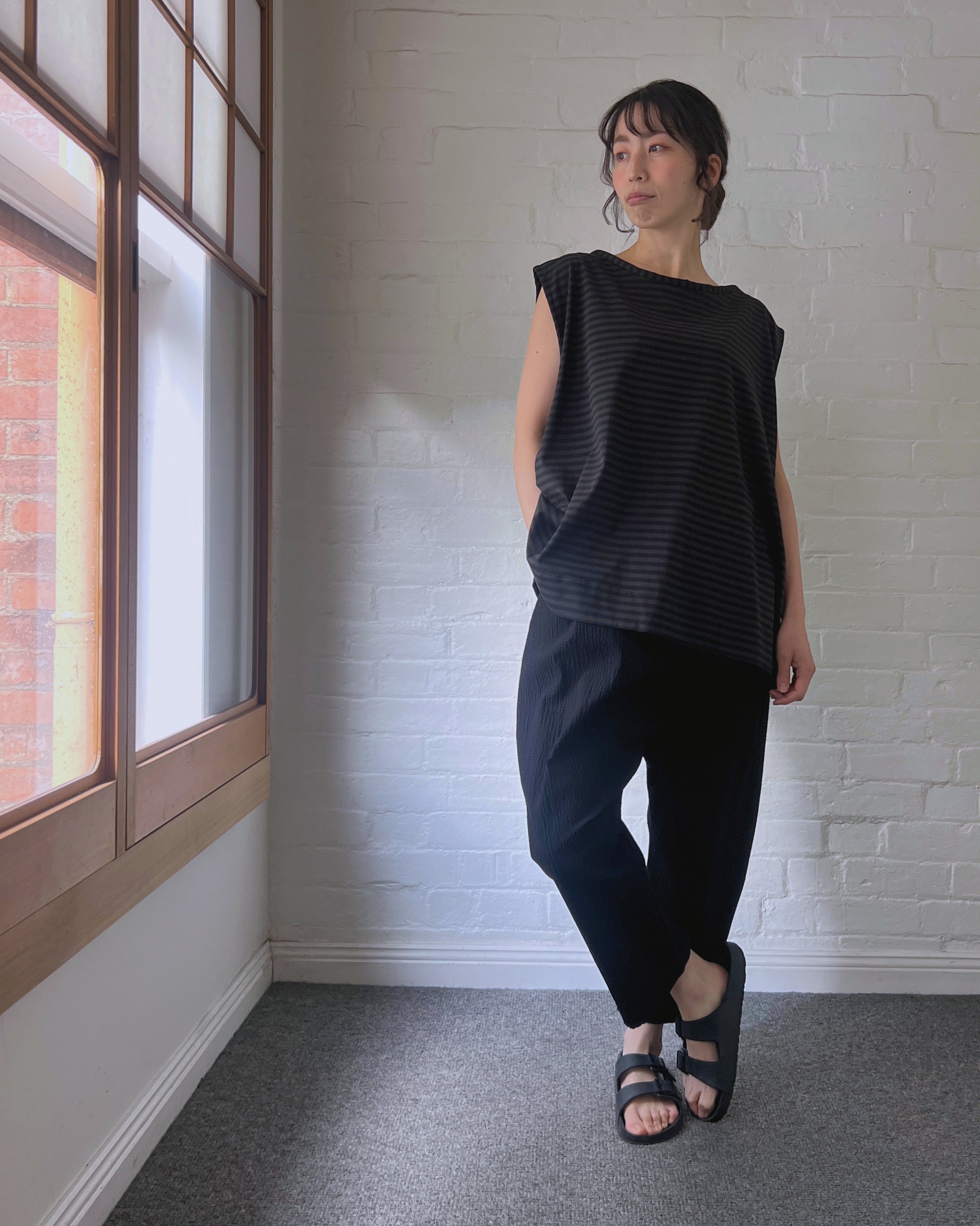 LJ struthers : cotton slouch pants