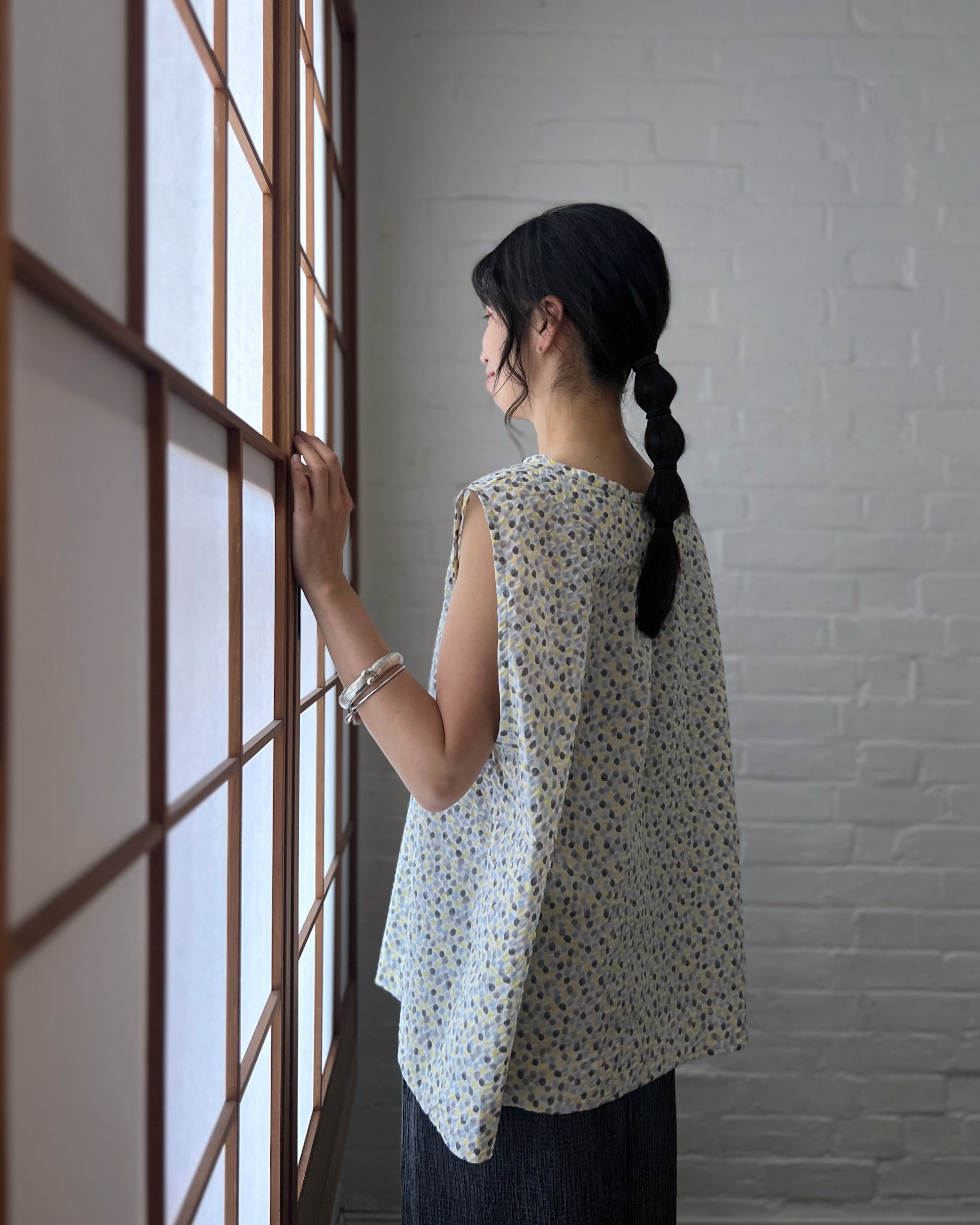 LJ struthers : dotted cotton tunic