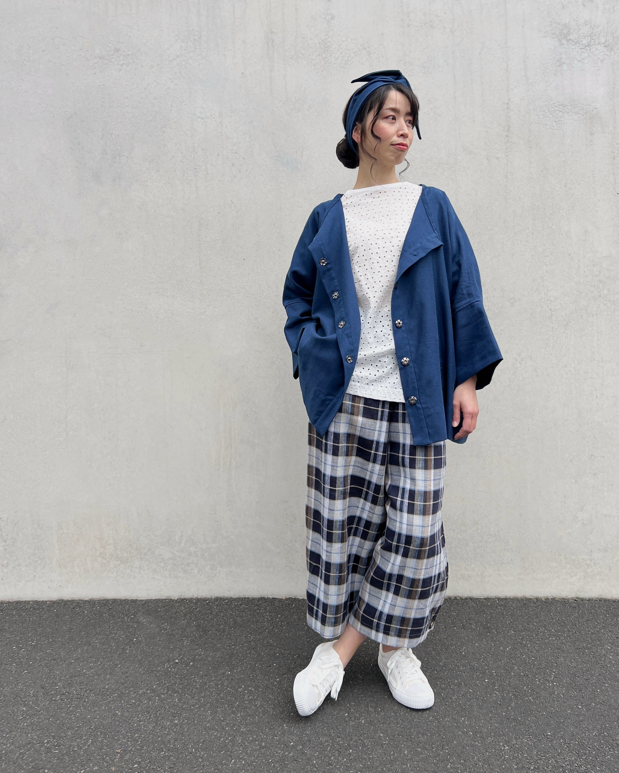 LJ struthers : eyelet cotton lunar smock