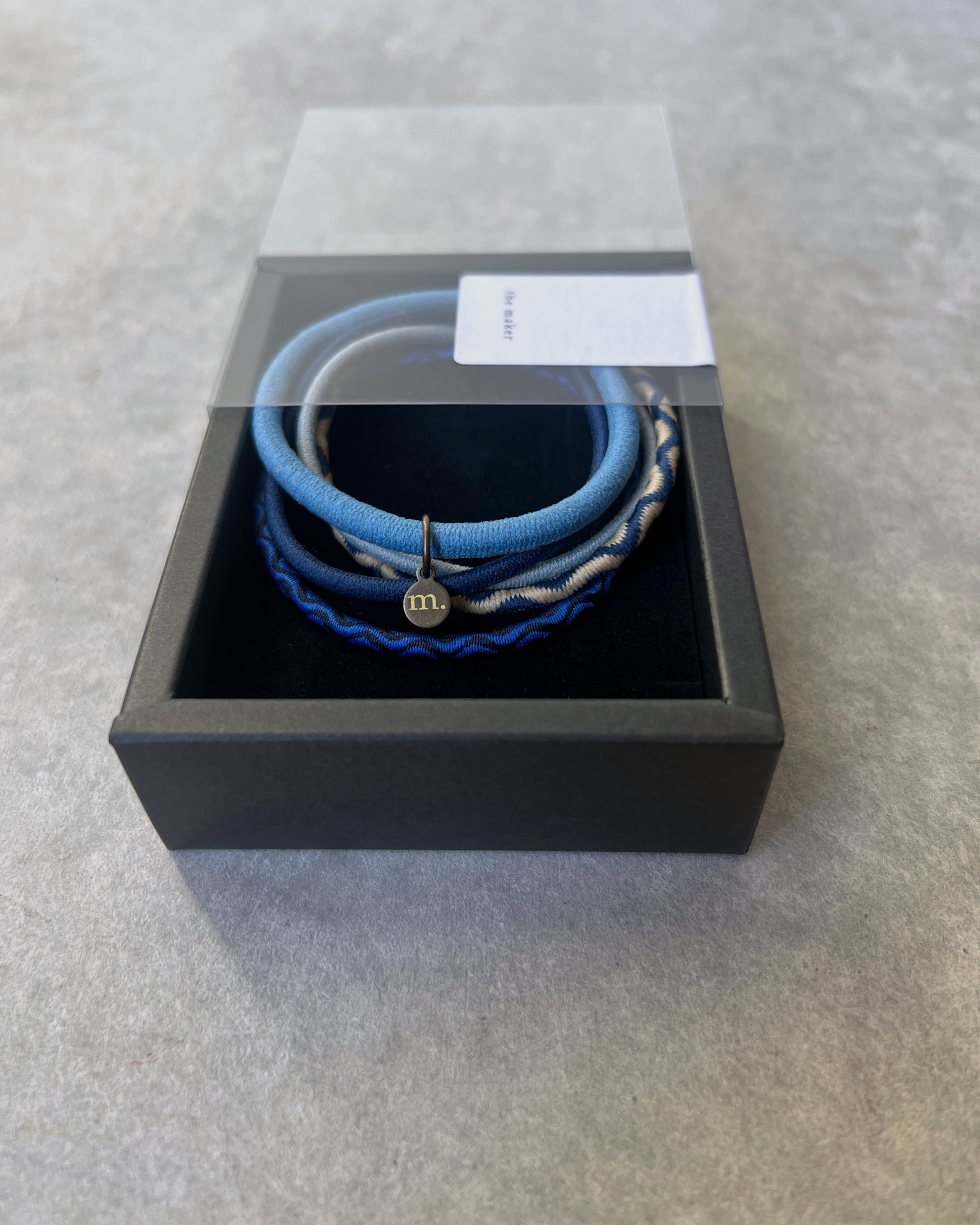 'm' for the maker : hair tie set - glacial trek