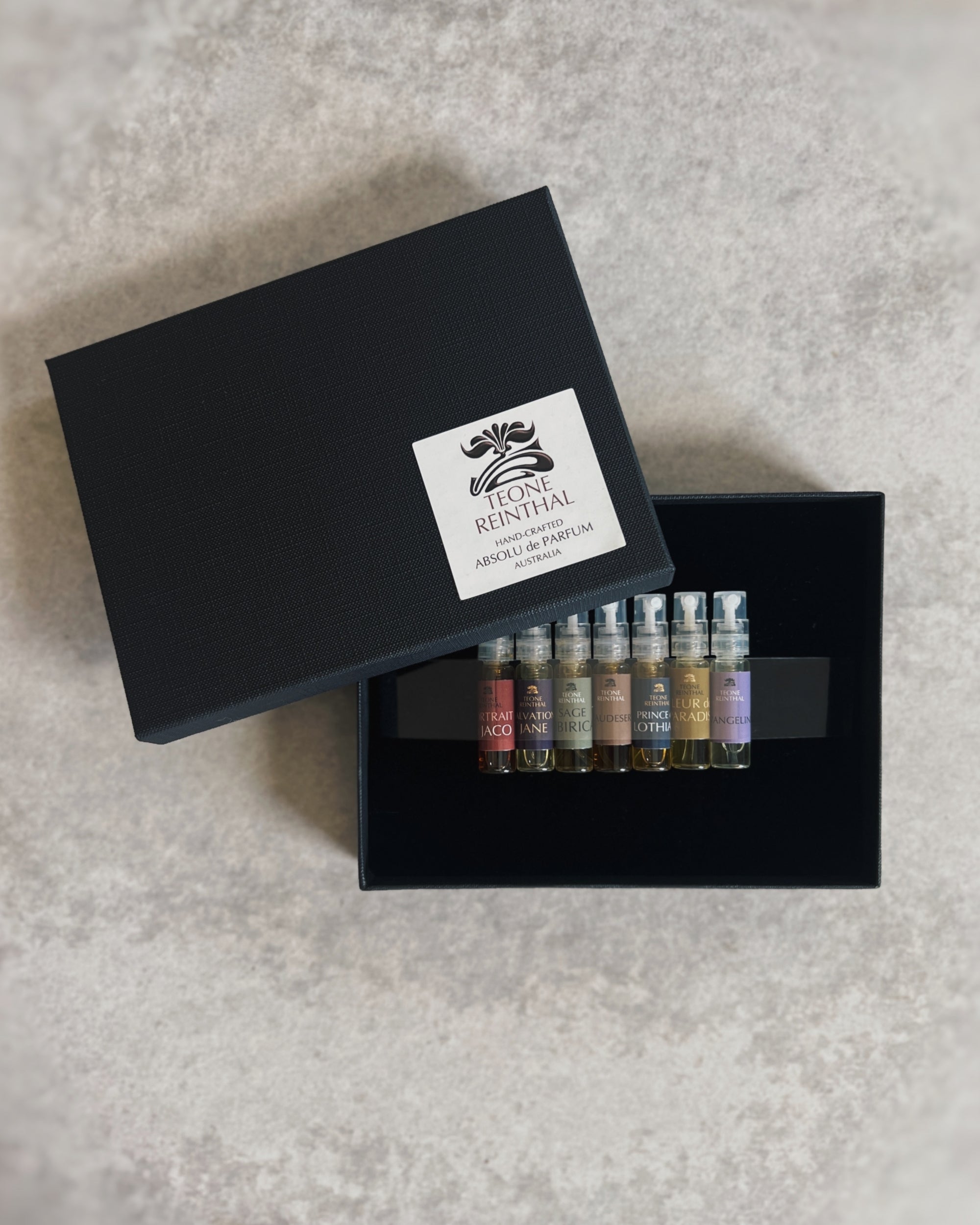 Teone Reinthal perfume : bohemian seven discovery set