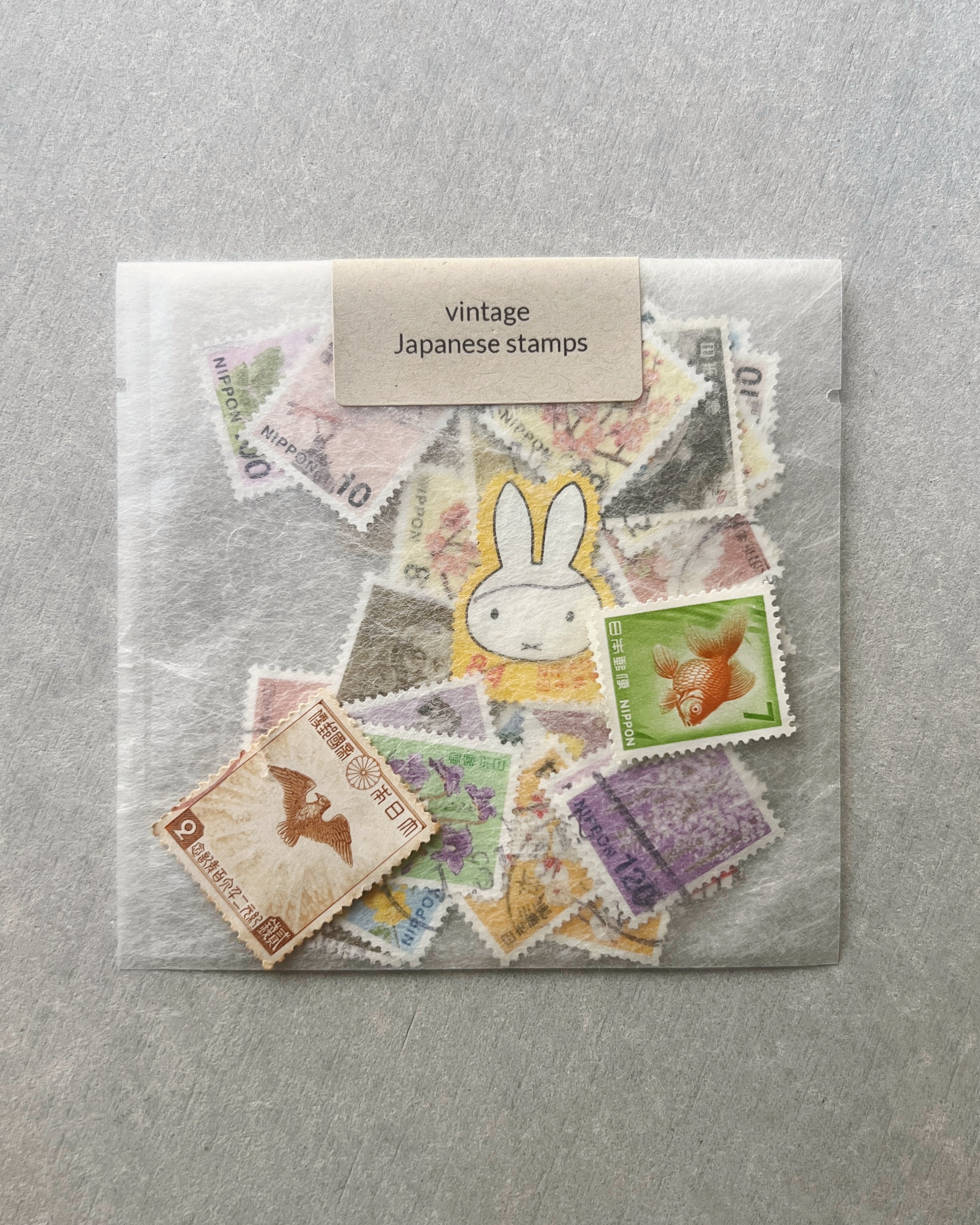 vintage Japanese stamp envelope pack