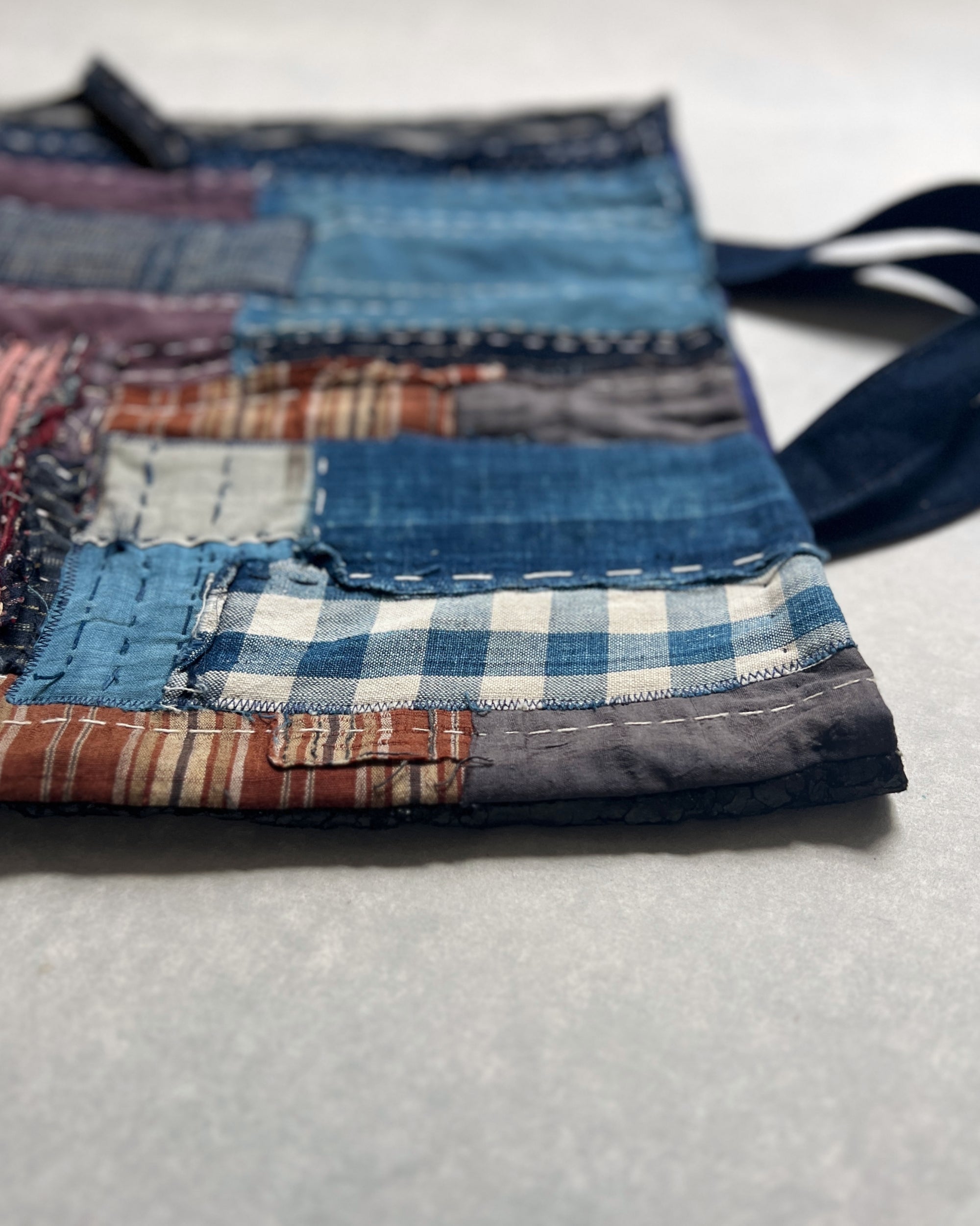 vintage textile tote bag