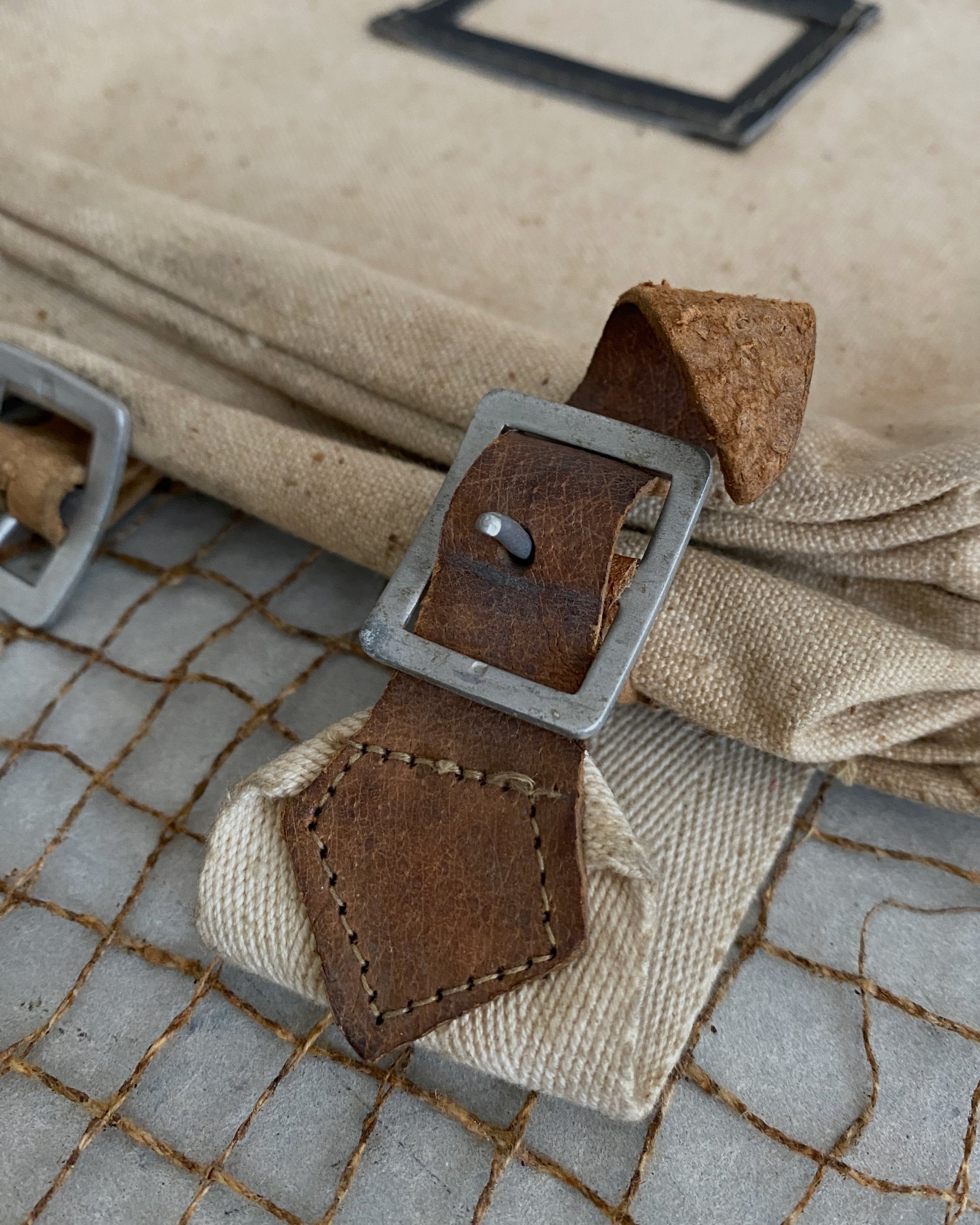 vintage japanese canvas bag