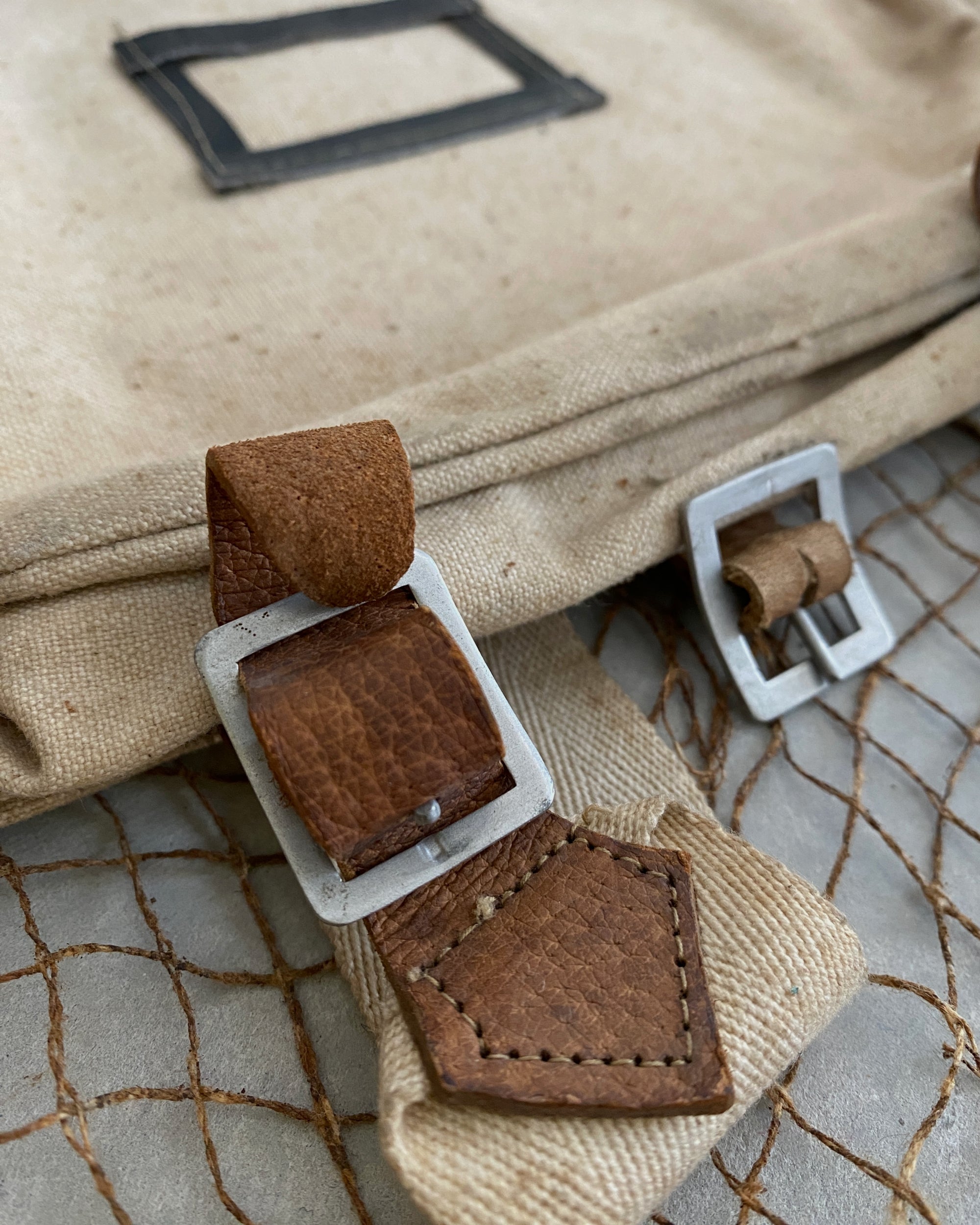 vintage japanese canvas bag