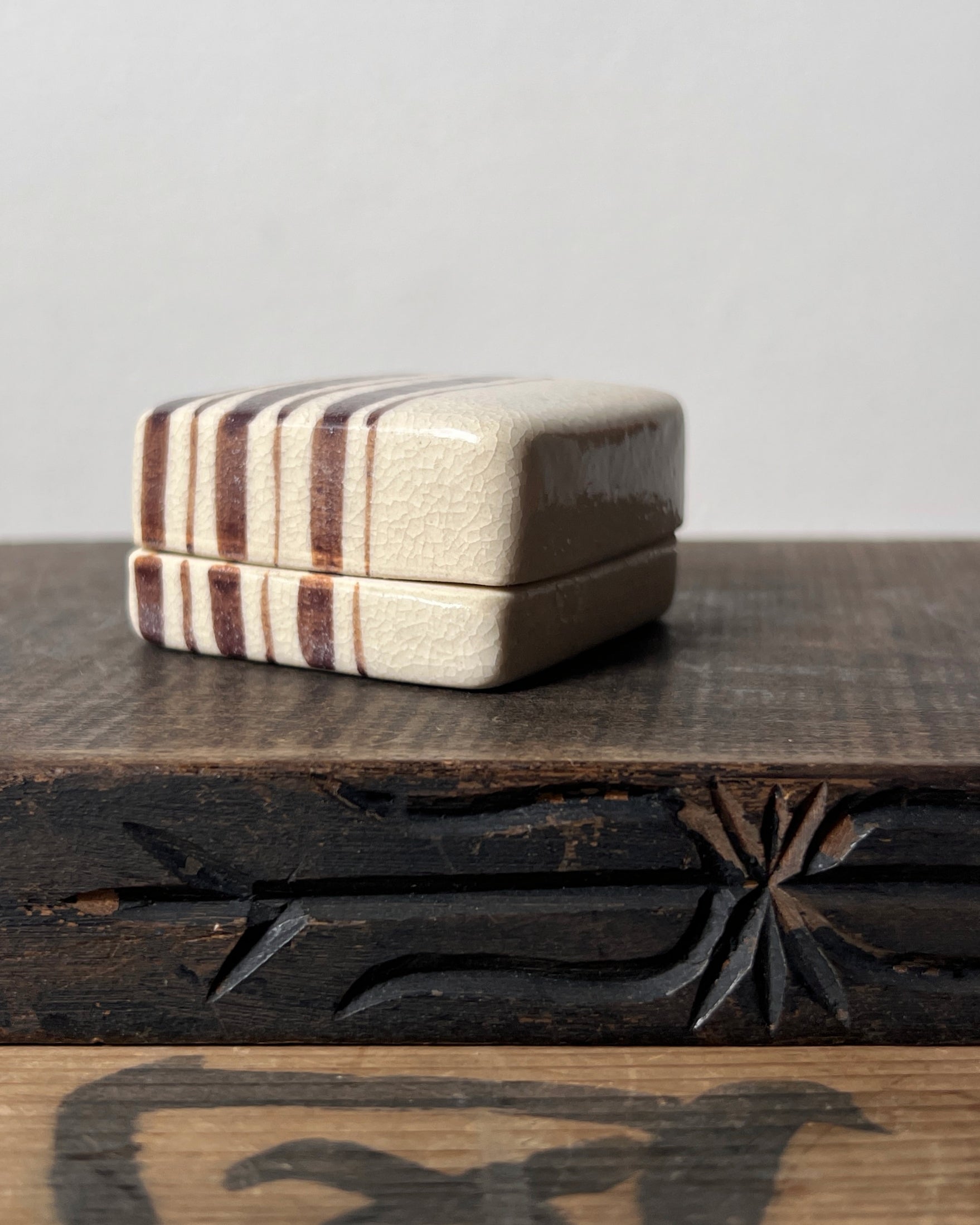 vintage ceramic incense holder