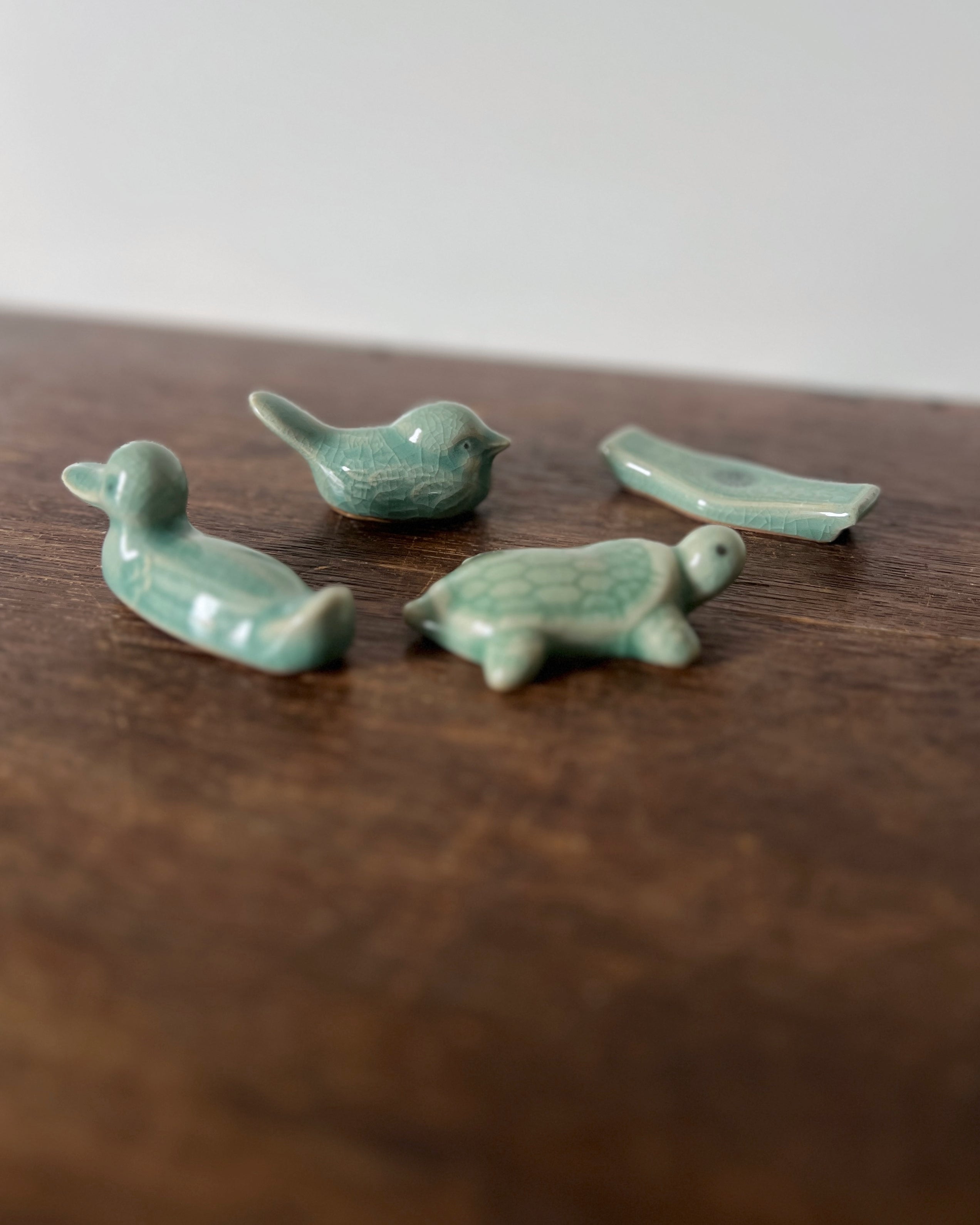 vintage ceramic chopstick rests