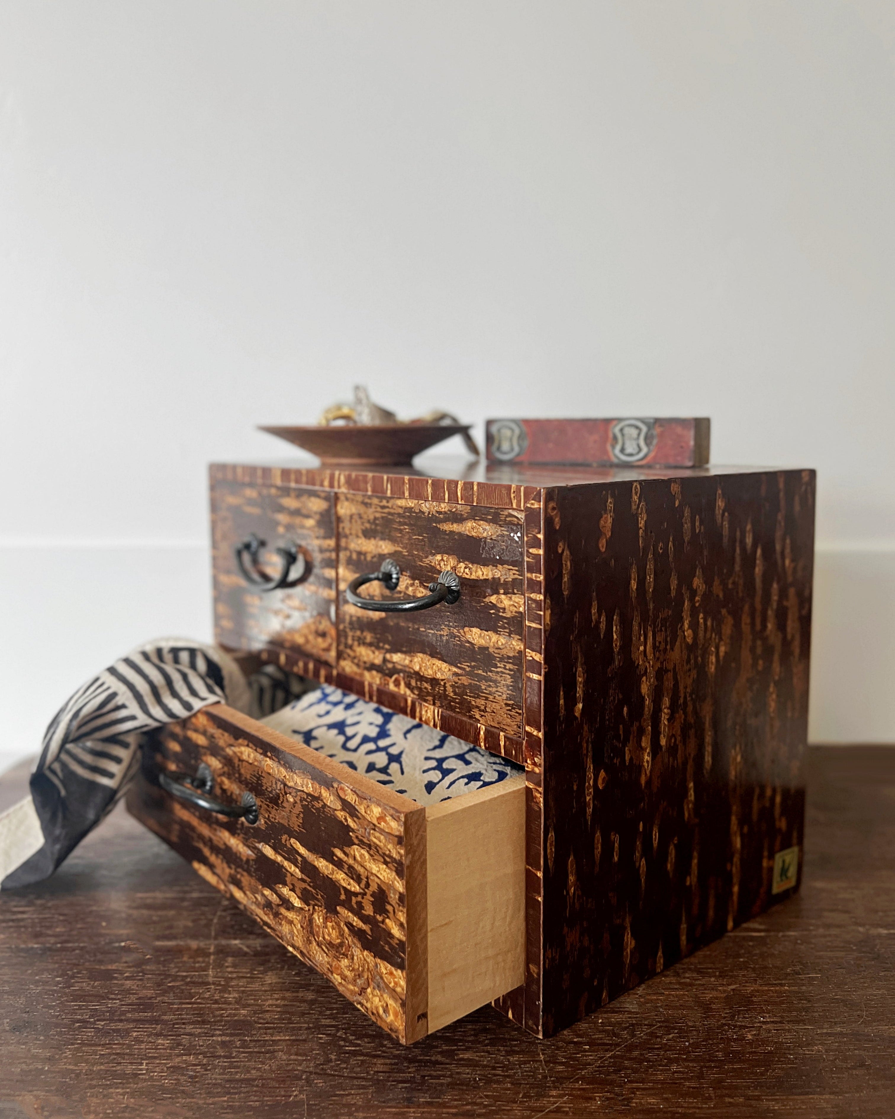 vintage wooden drawers