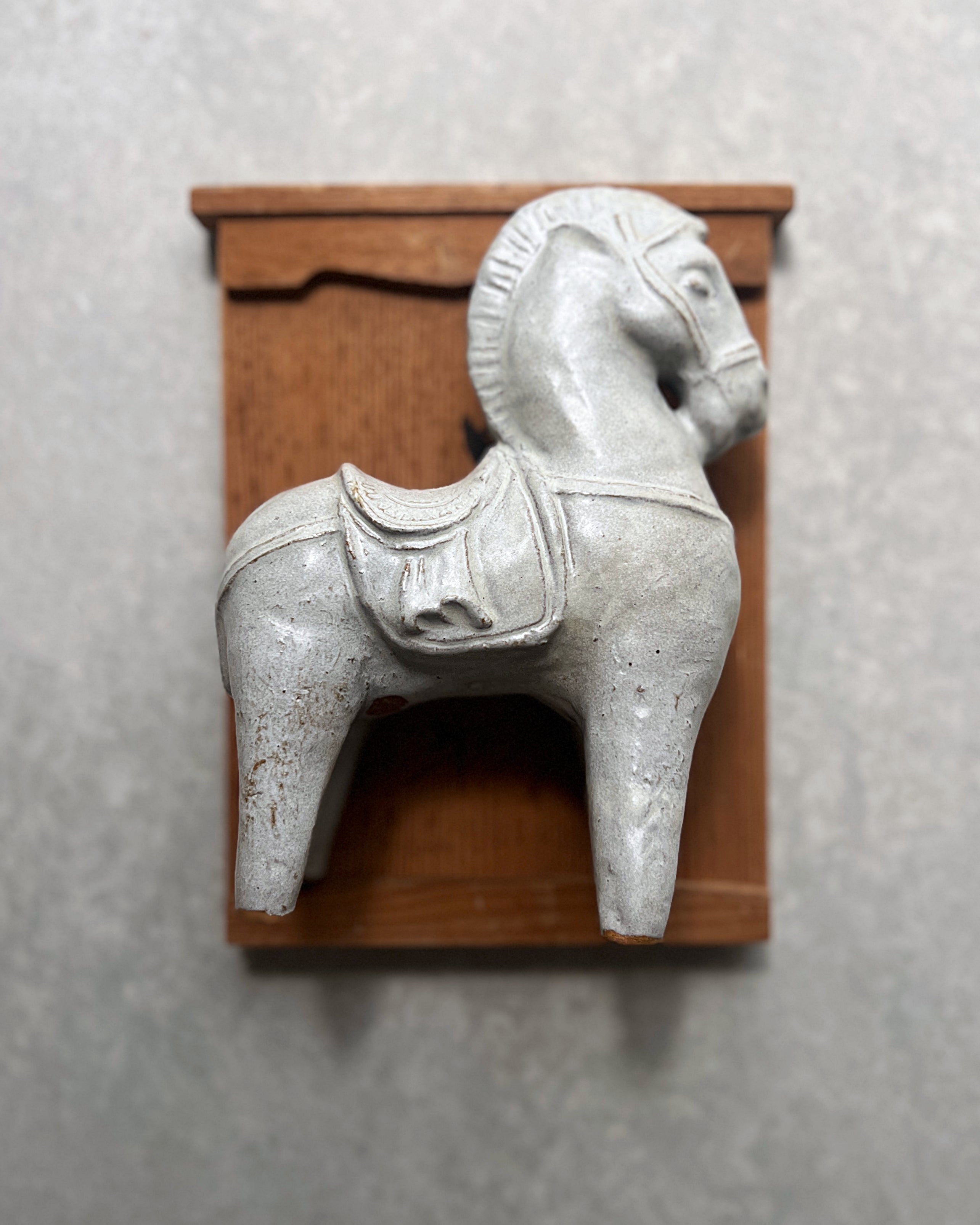 vintage ceramic horse