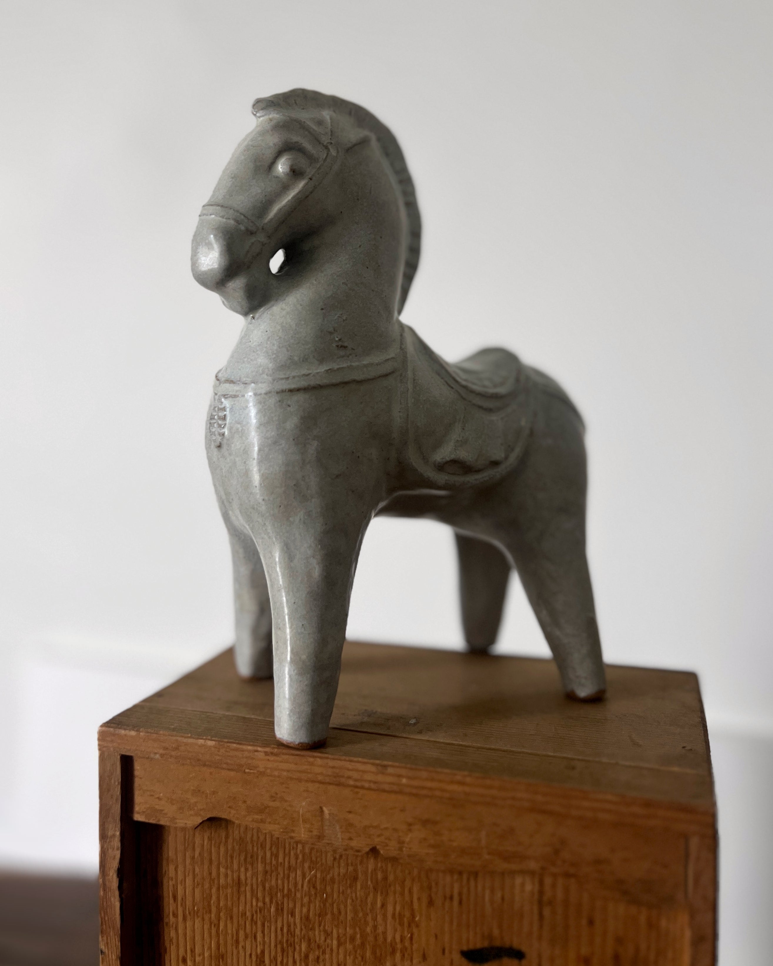 vintage ceramic horse
