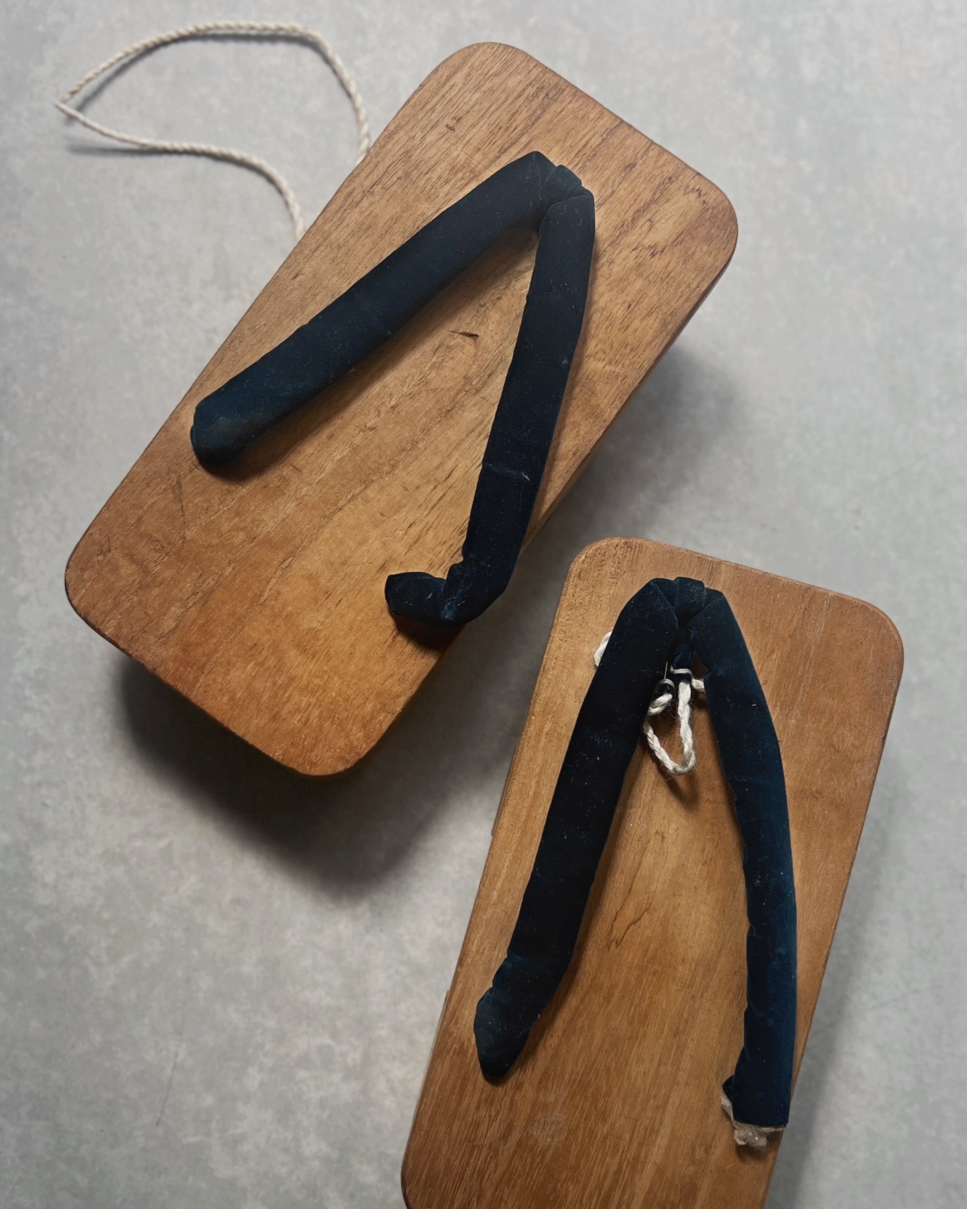 vintage wooden geta