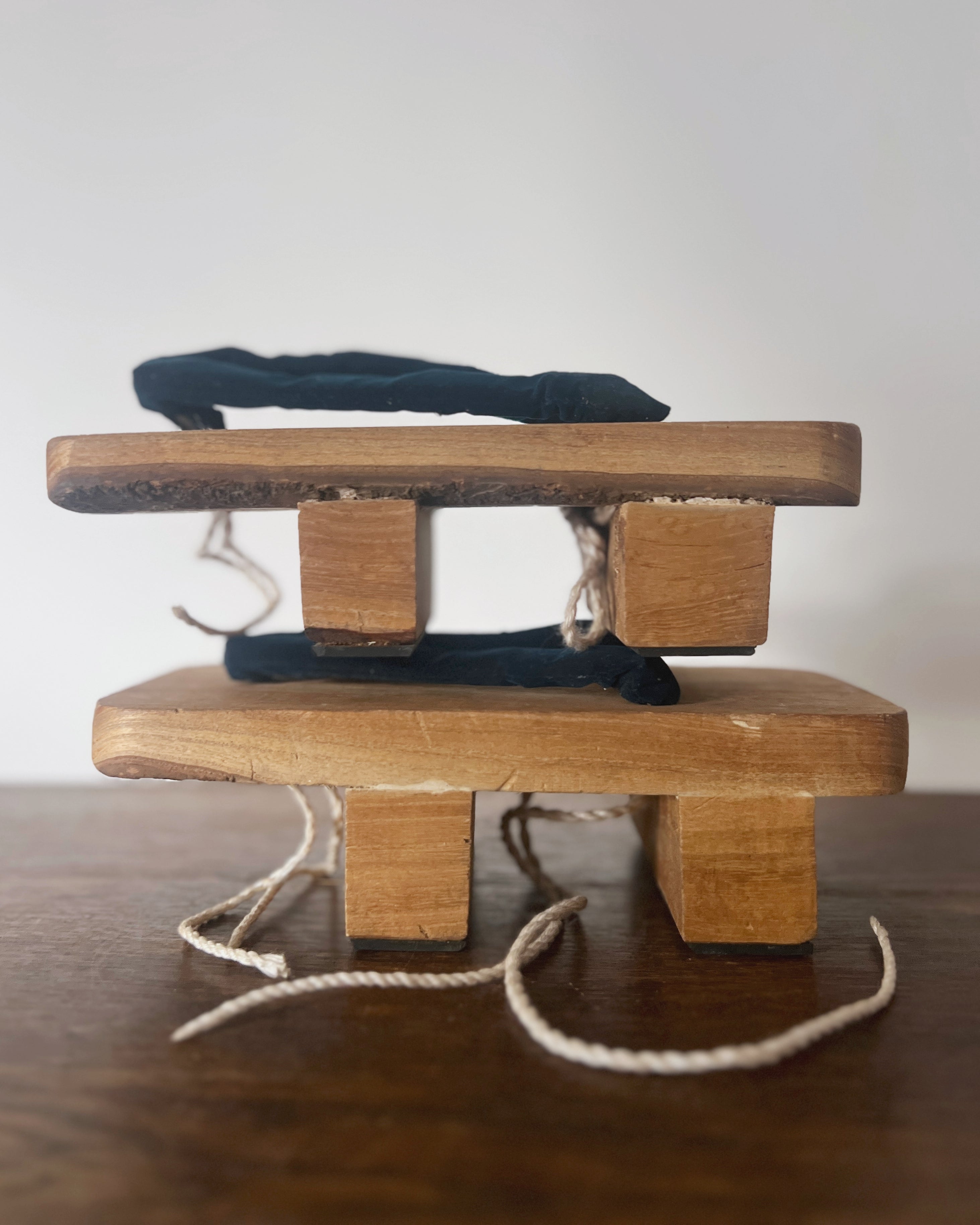 vintage wooden geta