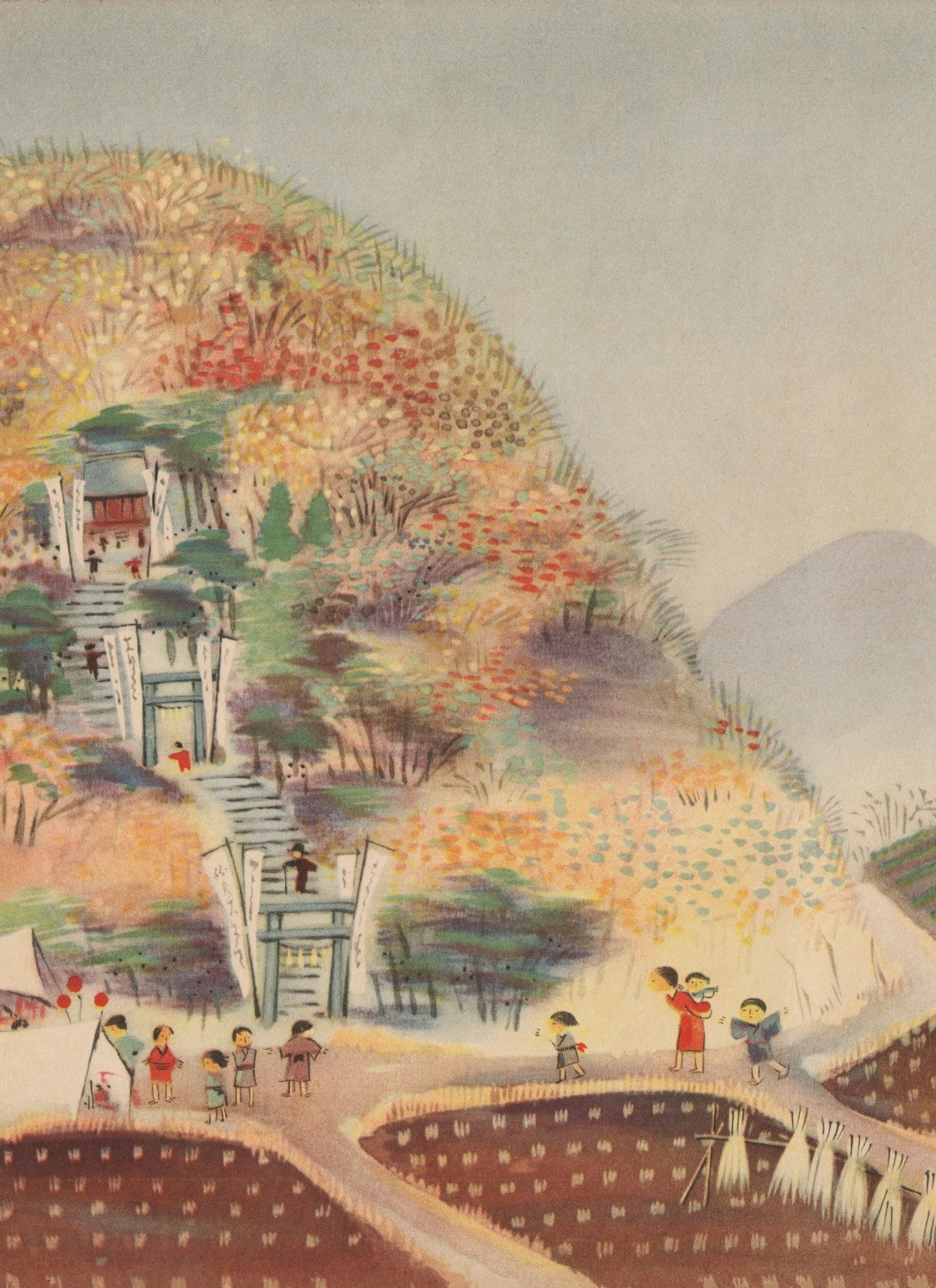 kiku print / A3 print : autumn day