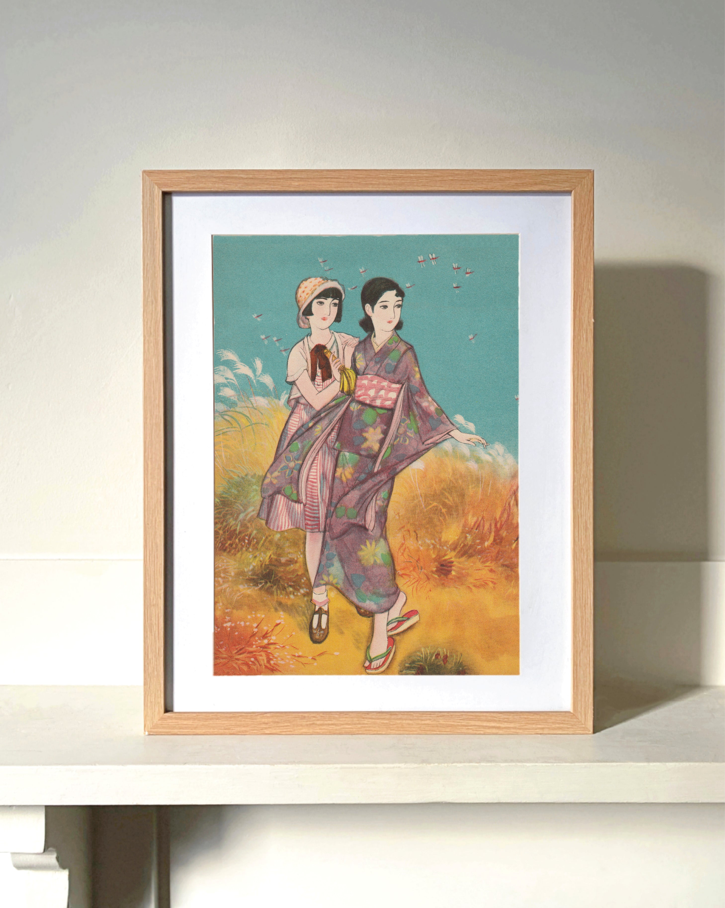 kiku print / A3 print : natsu & mai