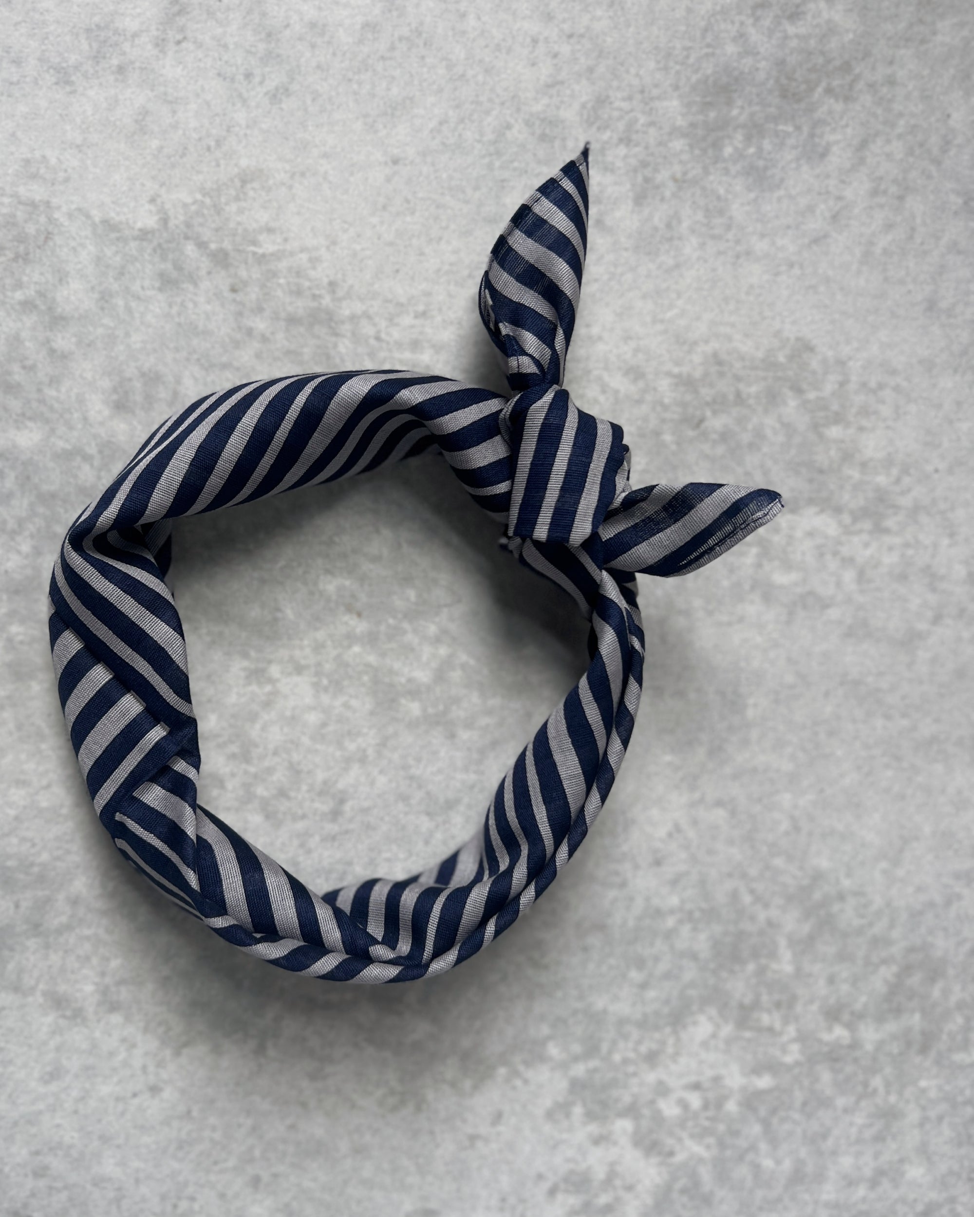 Hamamonyo : cotton striped scarf & handkerchief