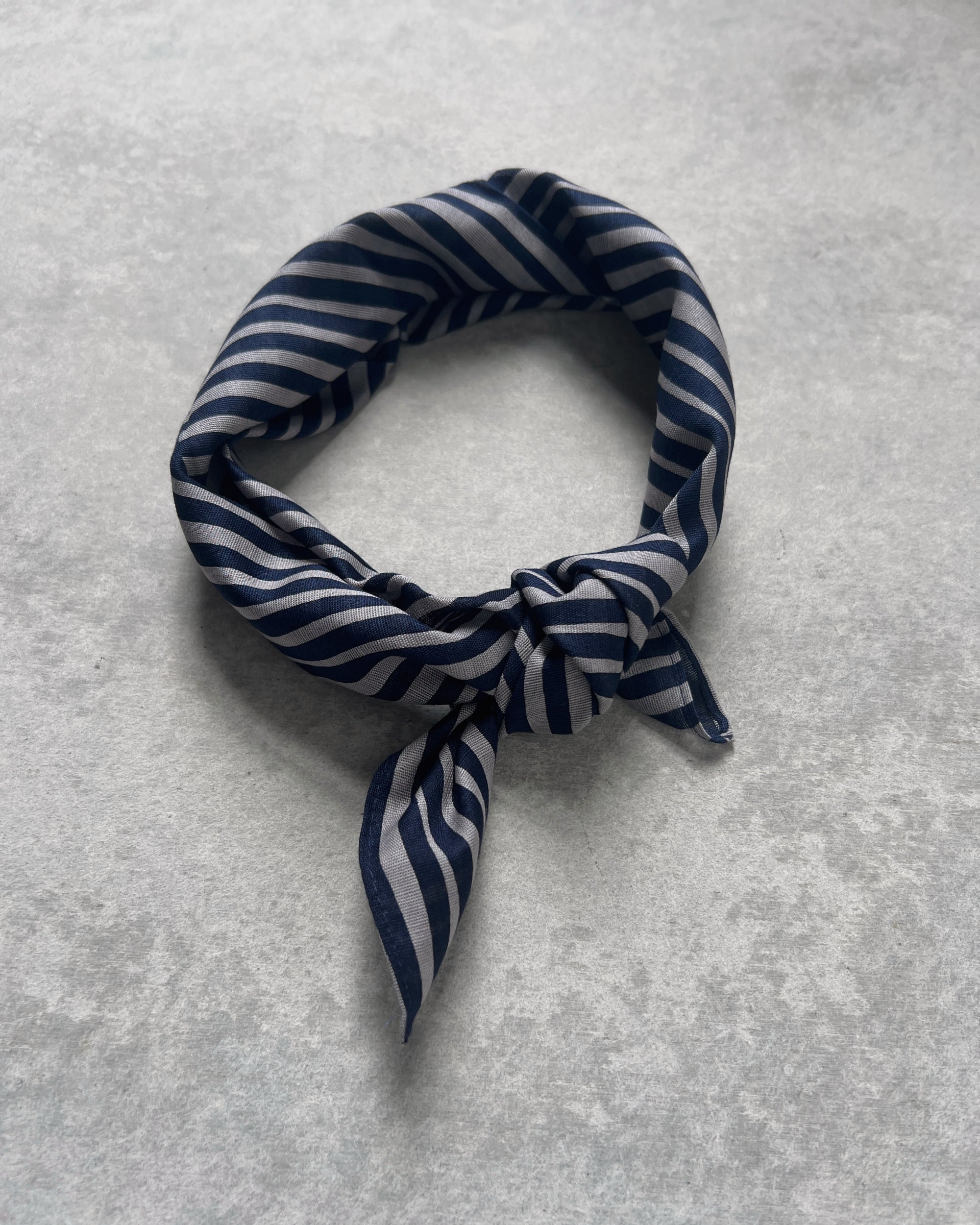 Hamamonyo : cotton striped scarf & handkerchief