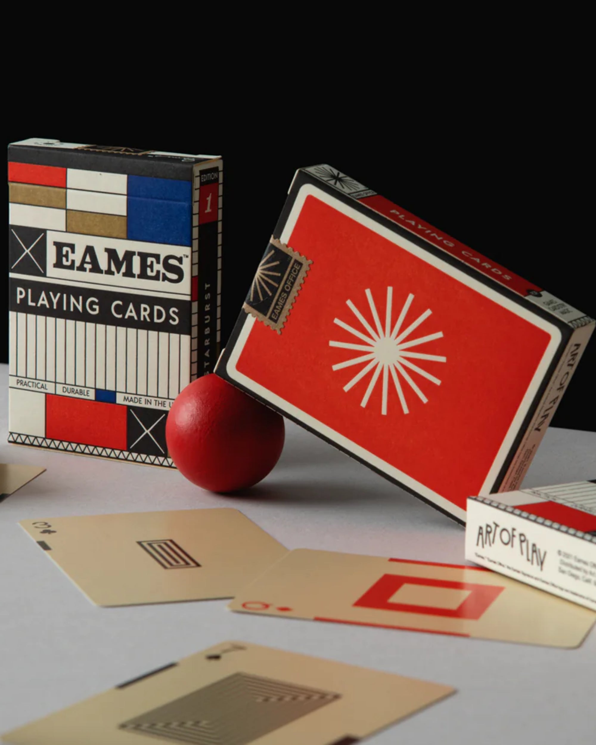 art of play : Eames starburst playing cards