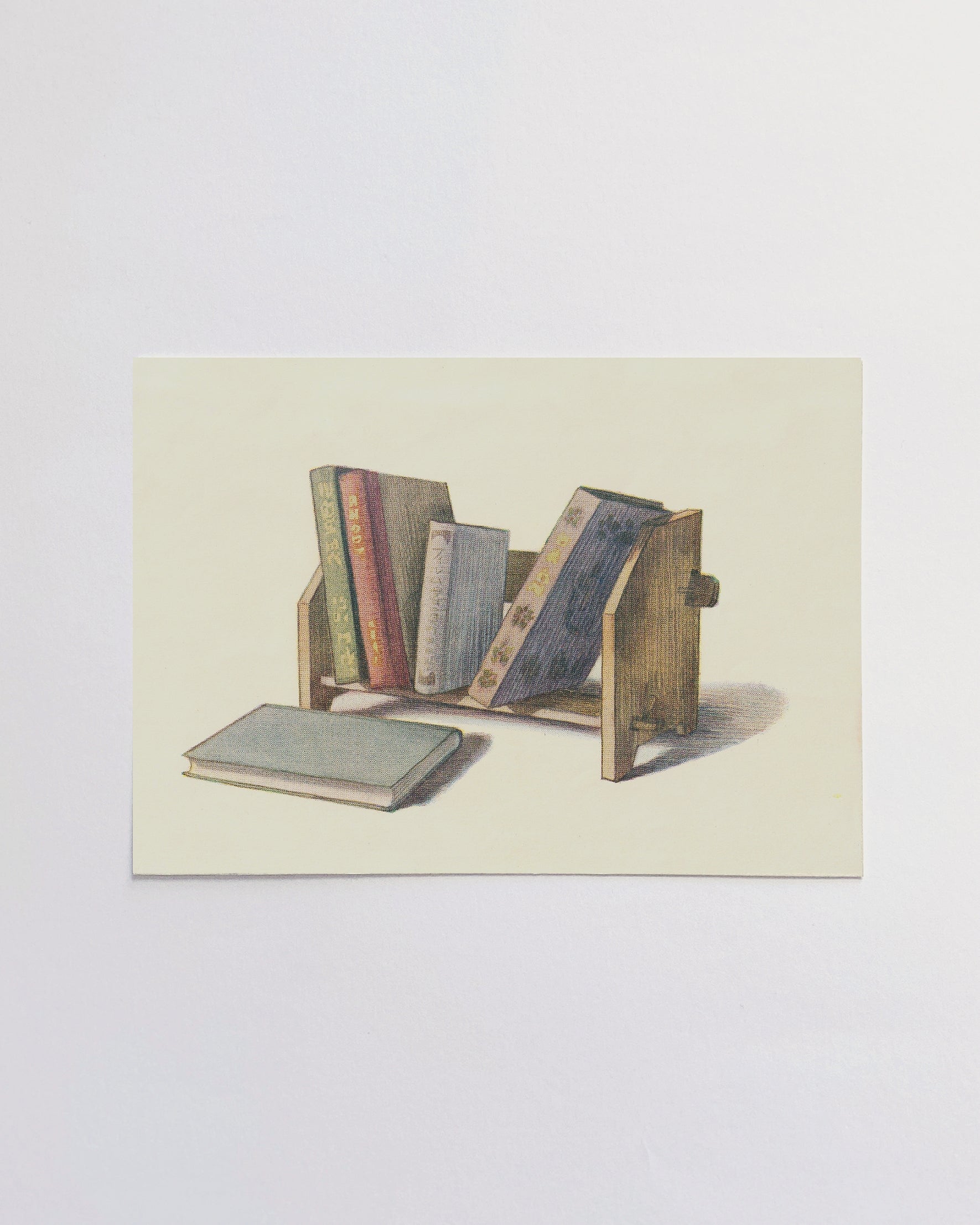 kiku print : postcard - ex libris