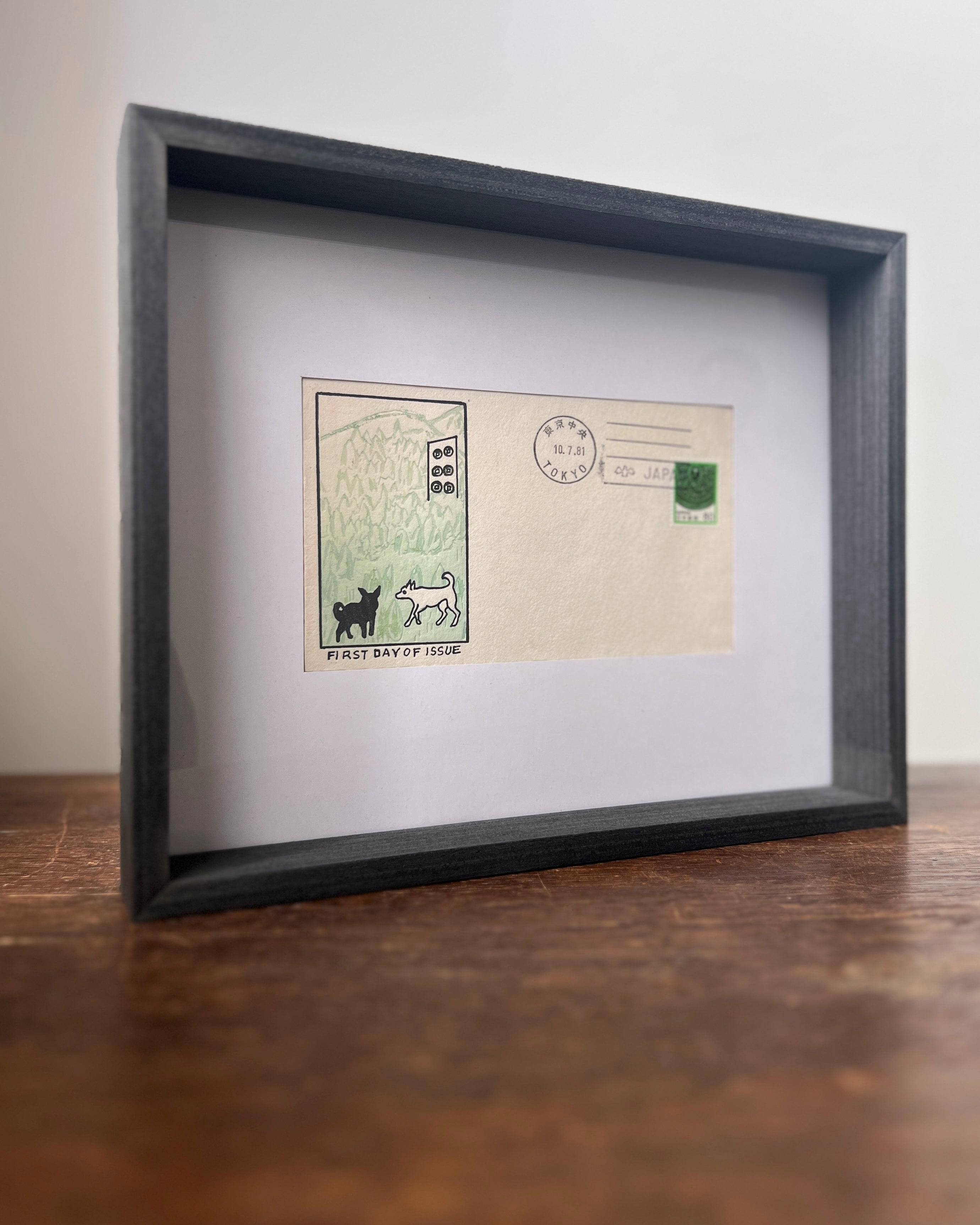 vintage Japanese first day cover envelope