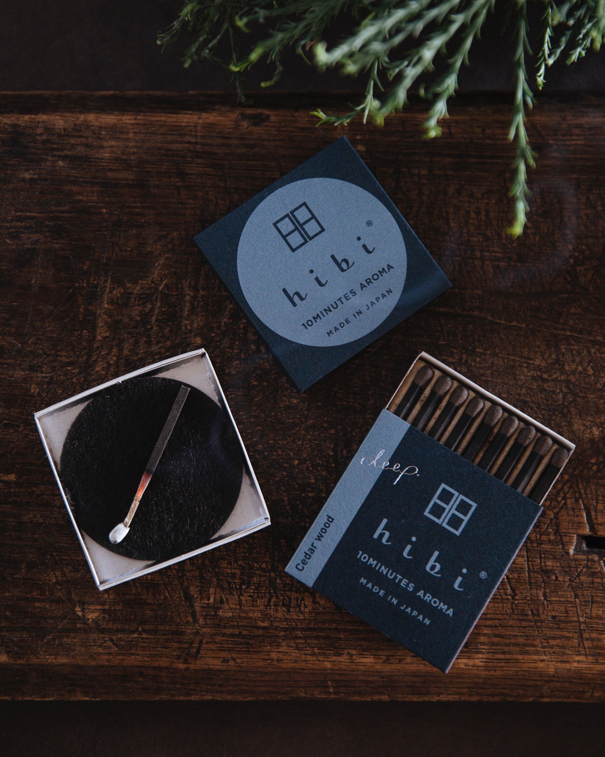 hibi 10 minute incense : deep scents