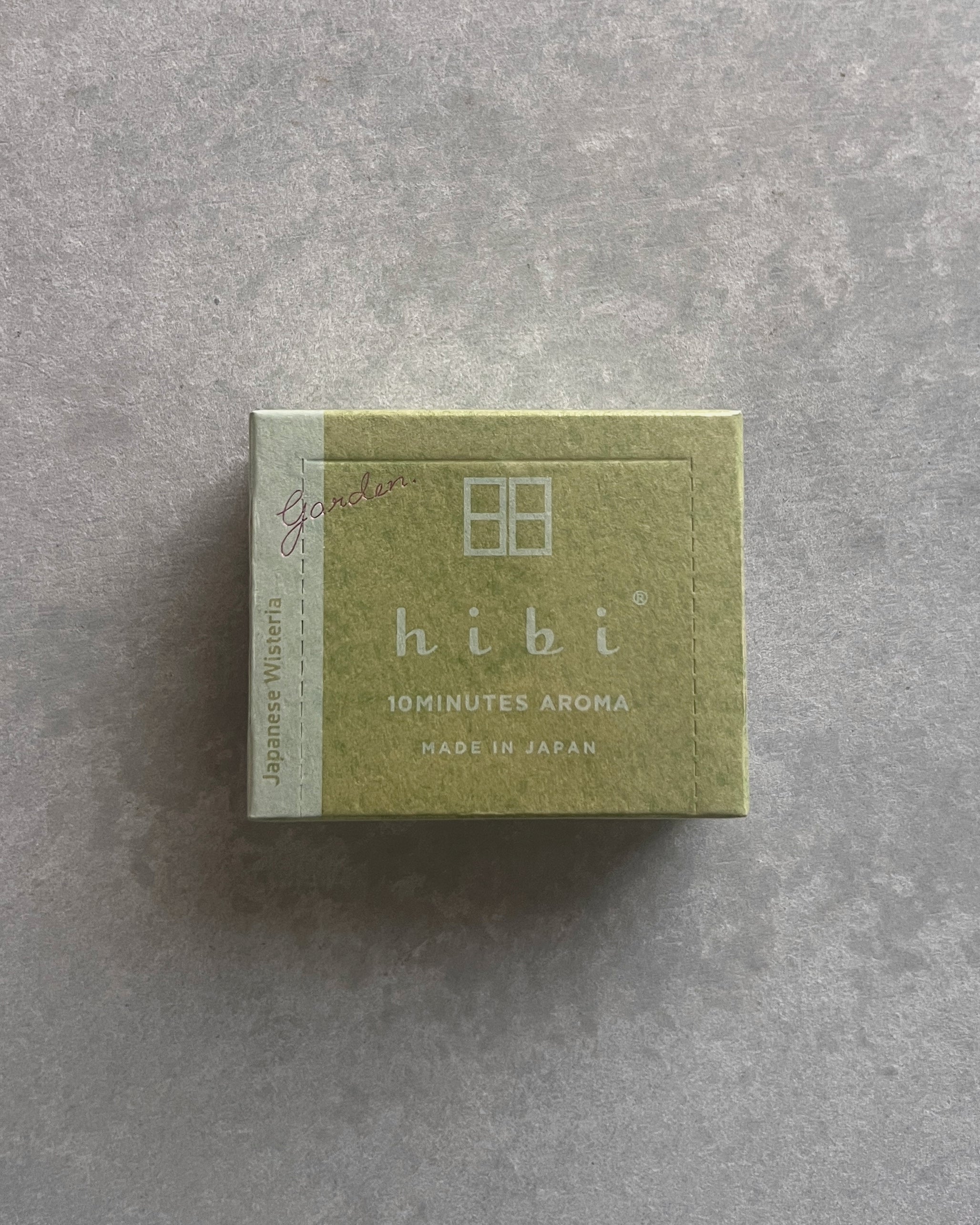 hibi 10 minute incense : garden scents