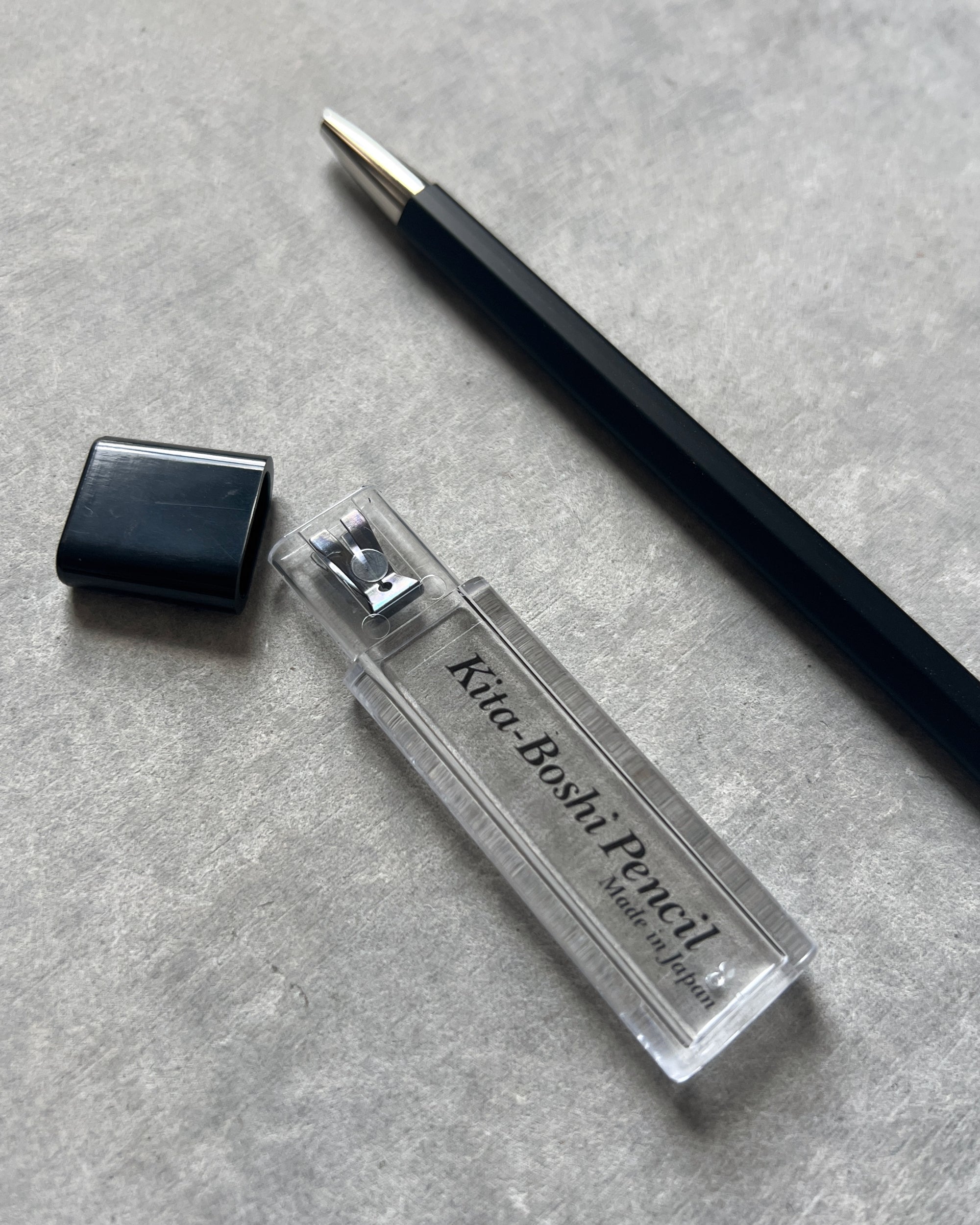 kitaboshi : wooden mechanical pencil with sharpener