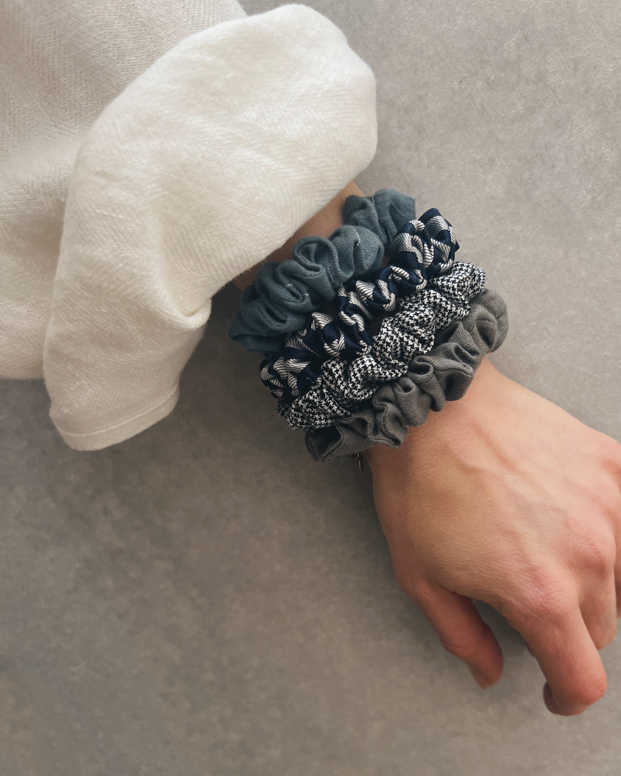 linen hair tie made in hobart