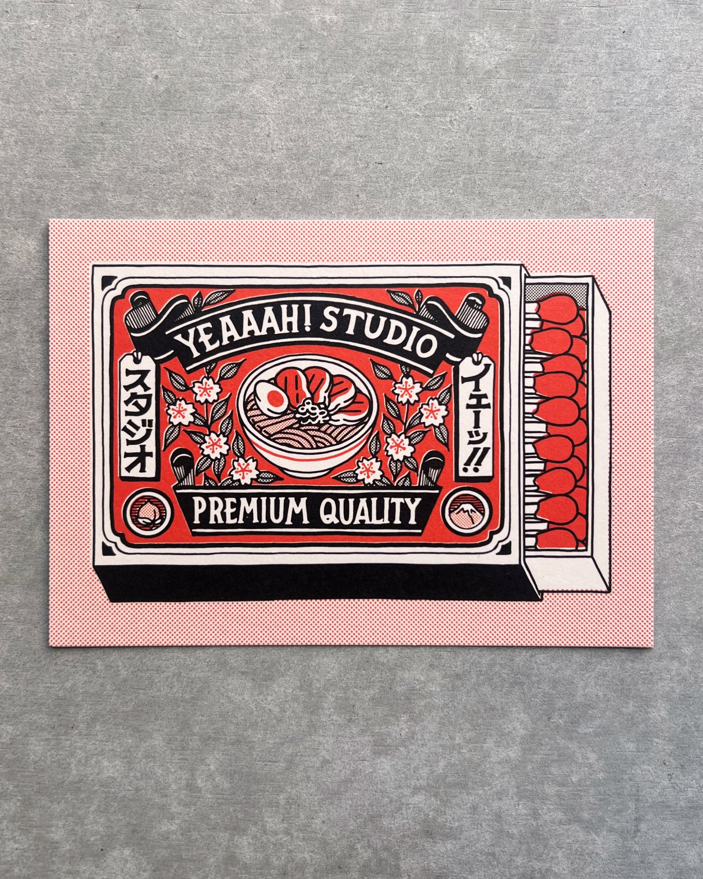 yeaaah! studio postcard : matchbox