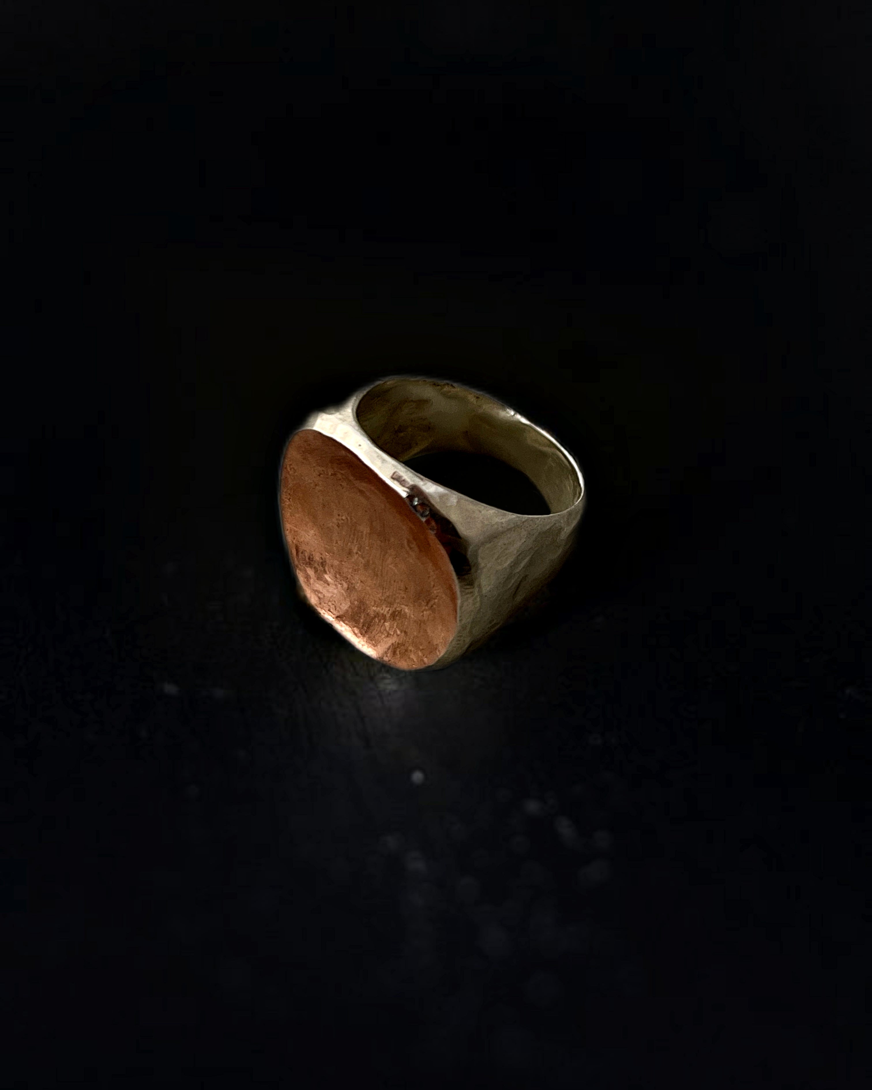 Ewa : rose gold luna ring