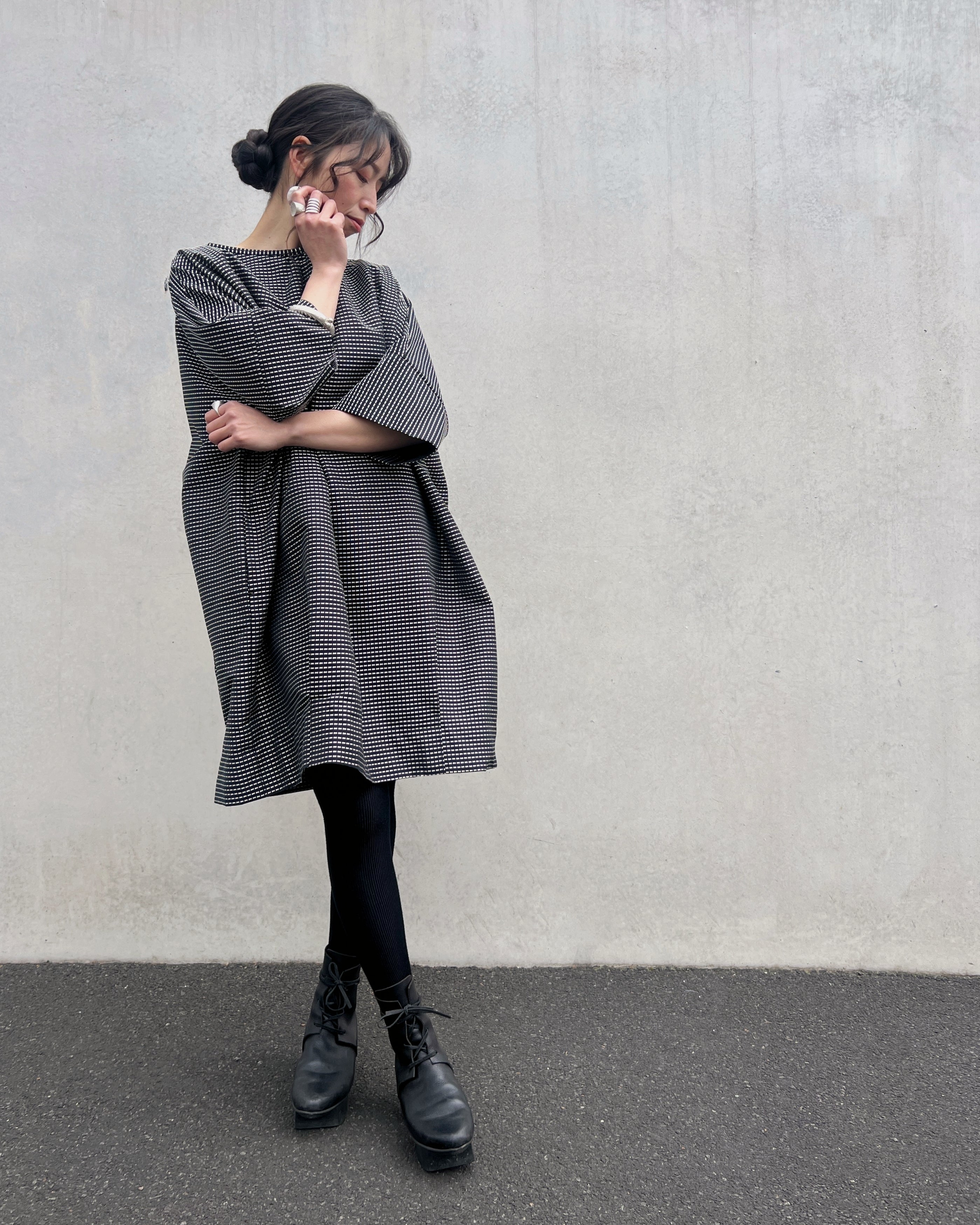 LJ struthers : cotton quadro dress