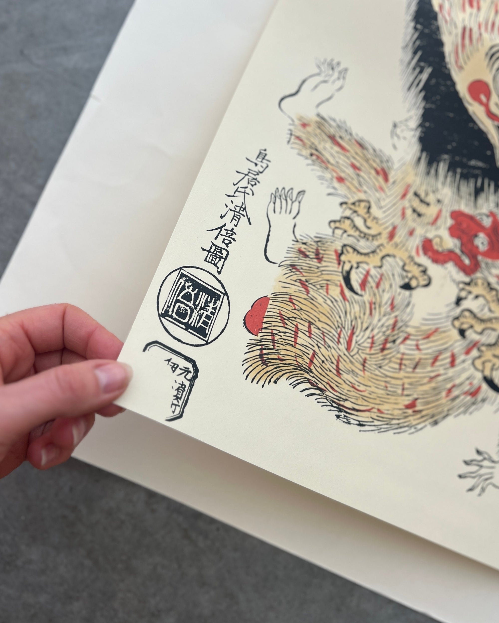 art print : taka to saru