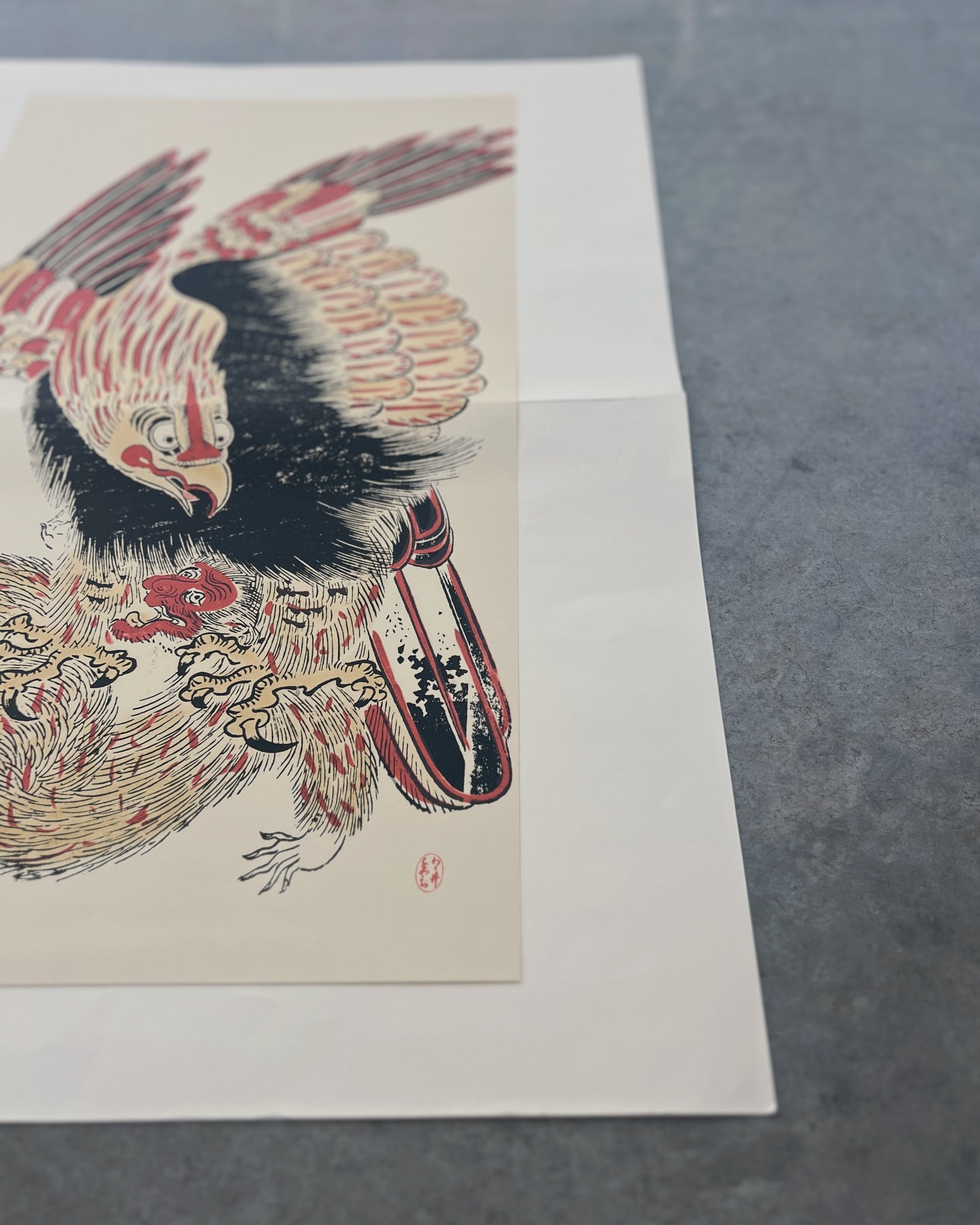art print : taka to saru