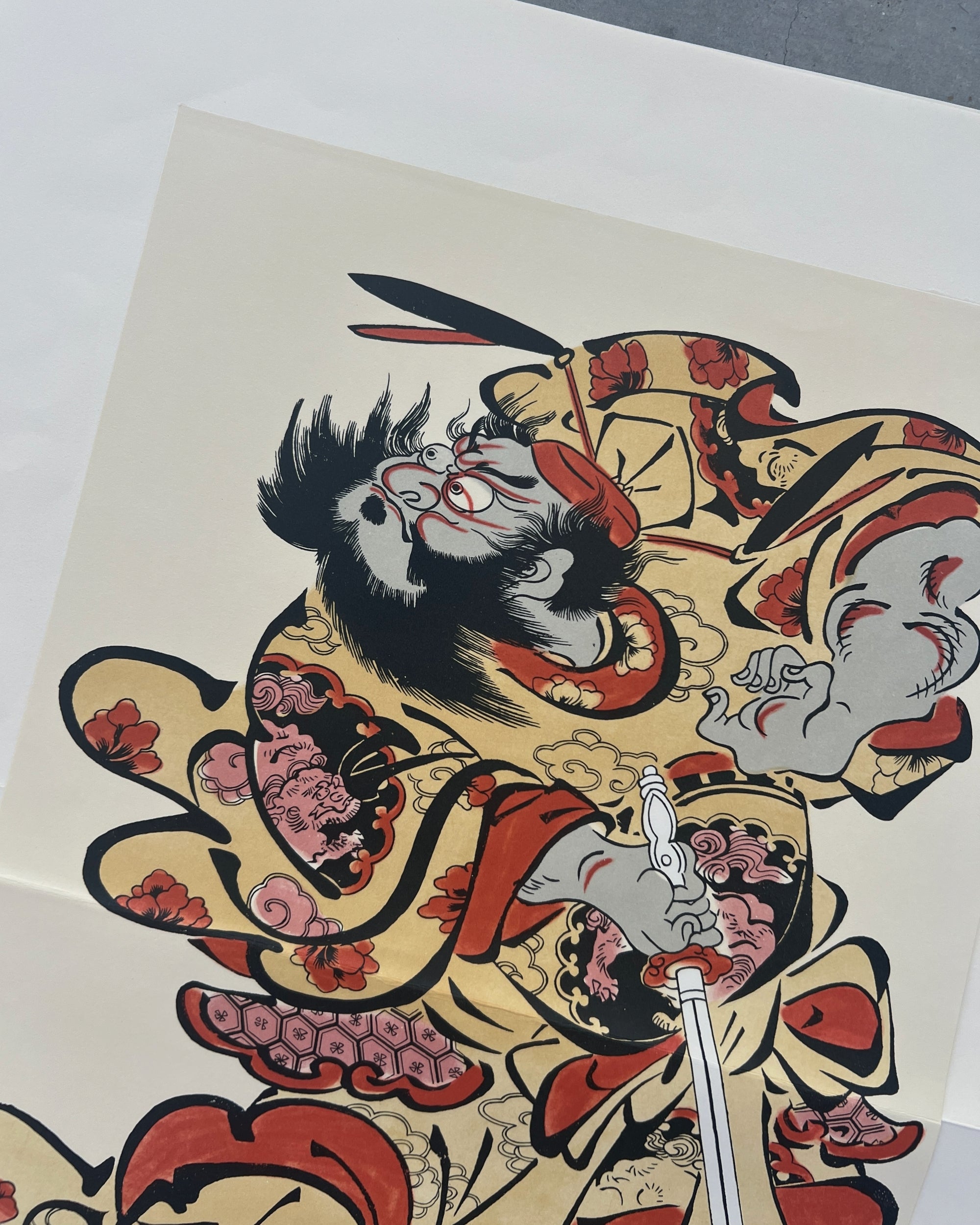art print : shoki, the devil queller