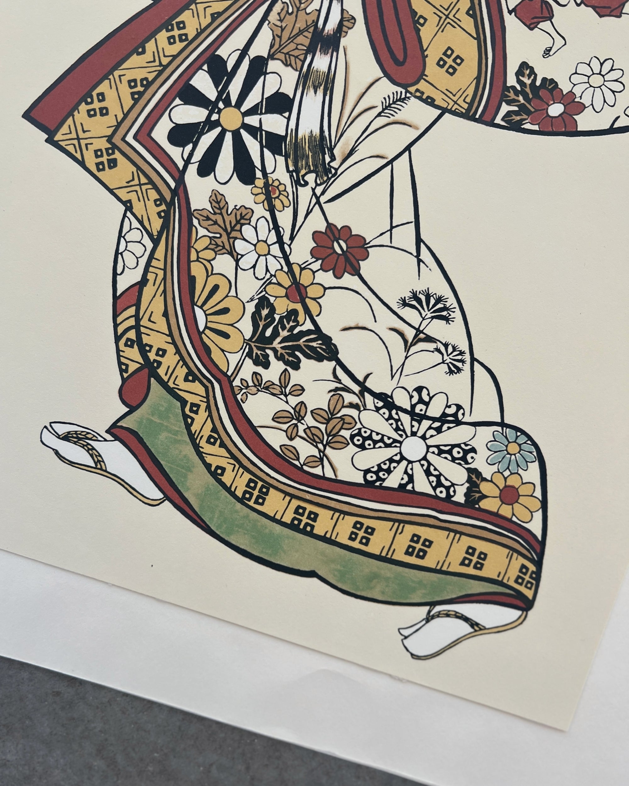 art print : hitoridachi onna no zu sugimura