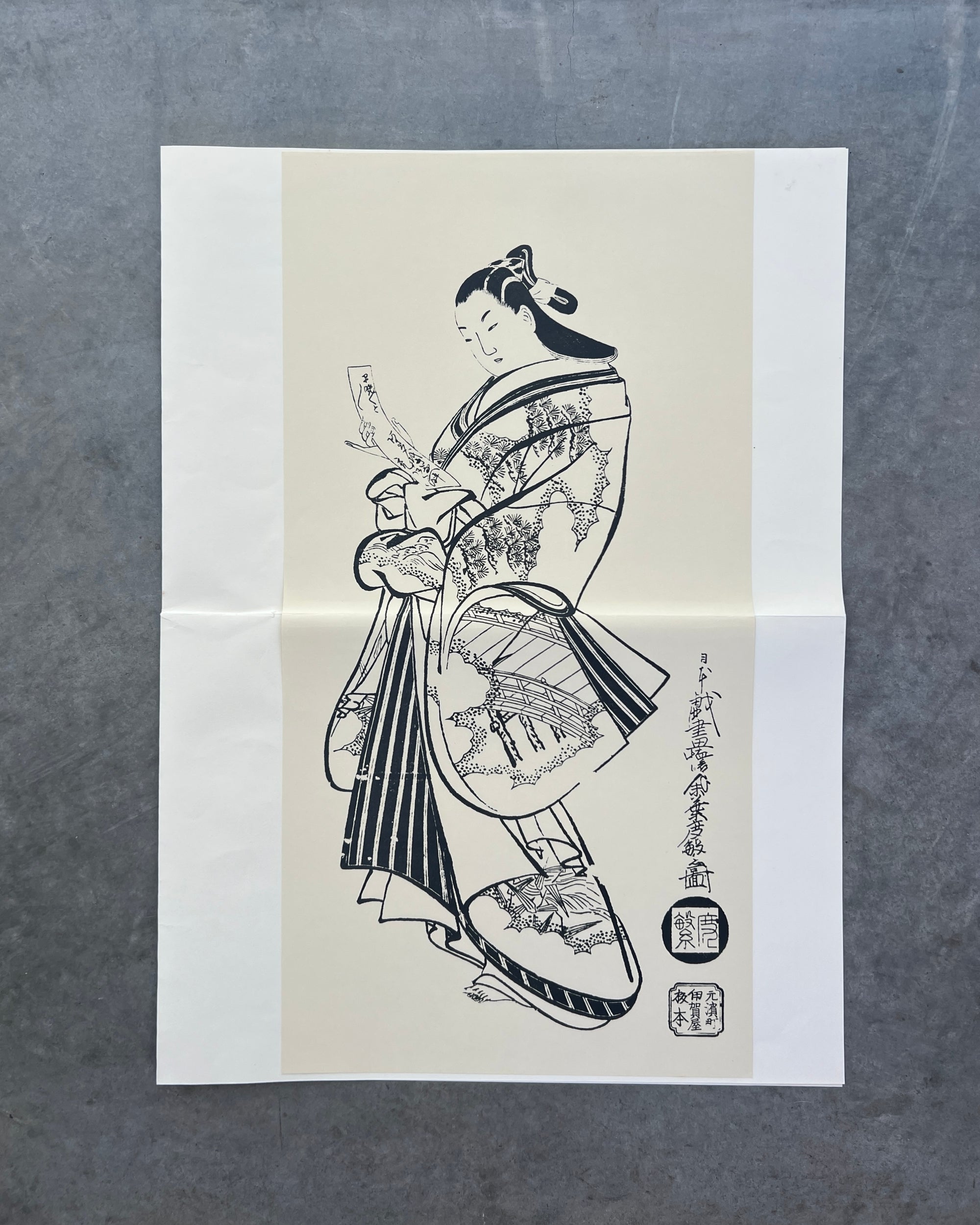 art print : hitoradachi onna no zu dohan