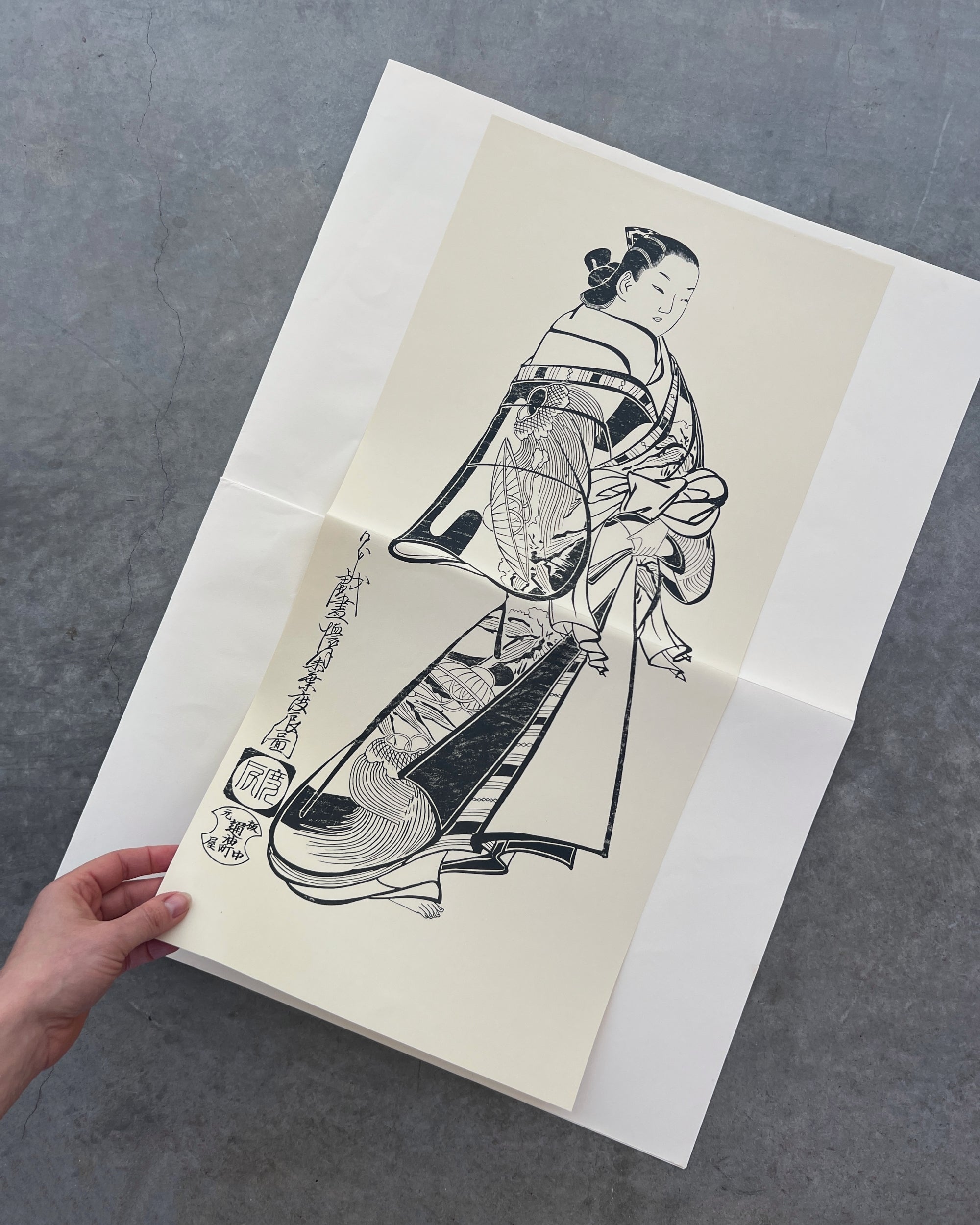 art print : hitoridachi onna no zu anchi