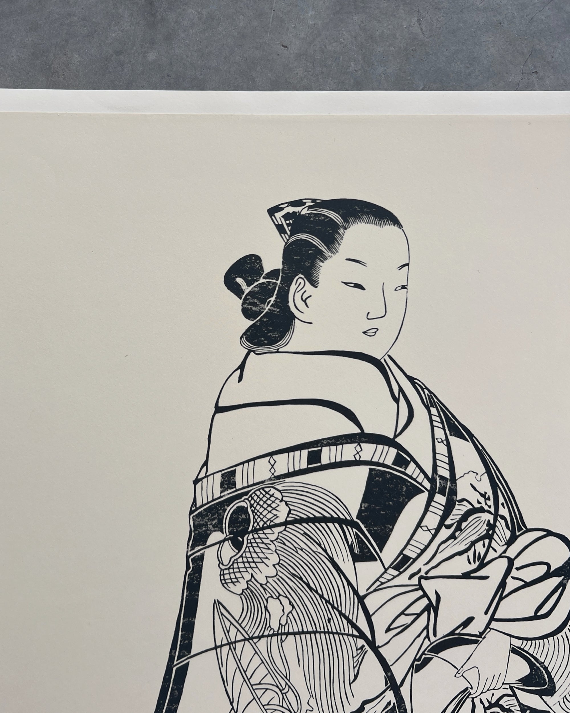 art print : hitoridachi onna no zu anchi