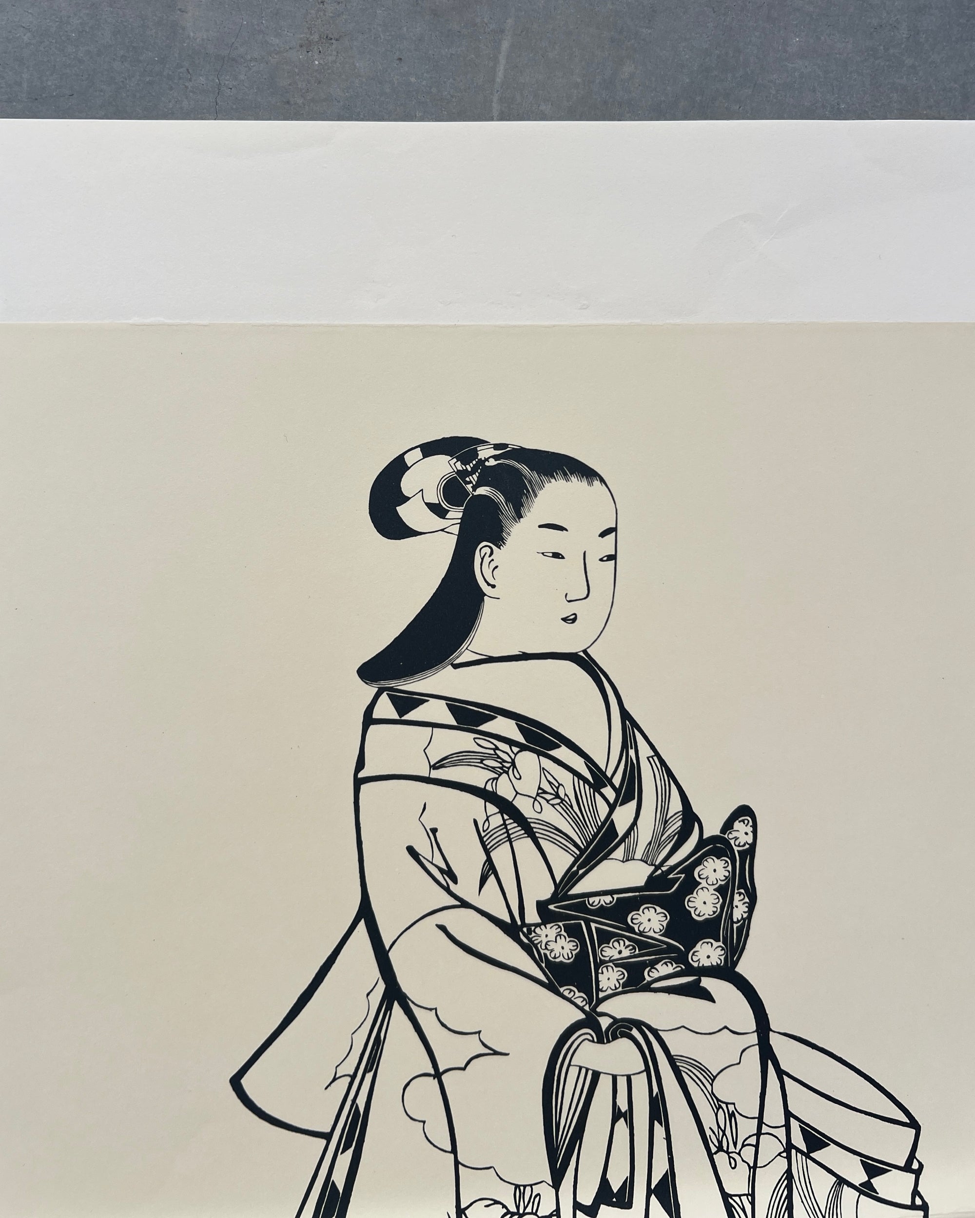 art print : hitoridachi onna no zu doshin