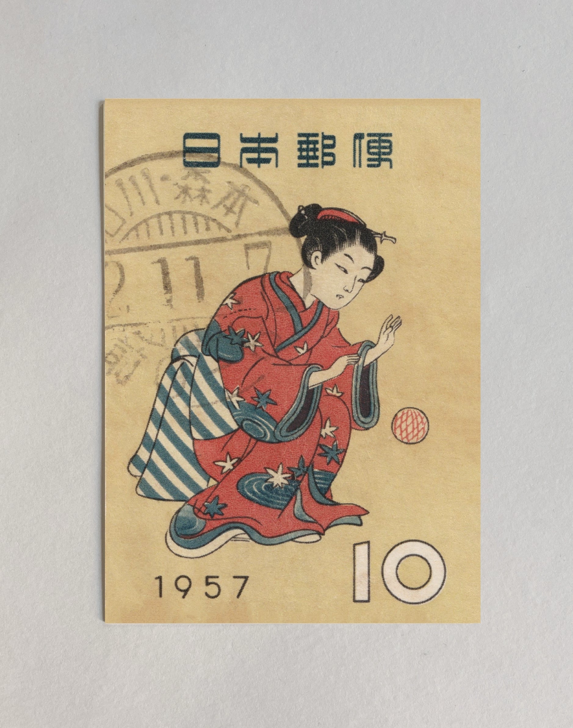 kiku print / postcard : Akiko