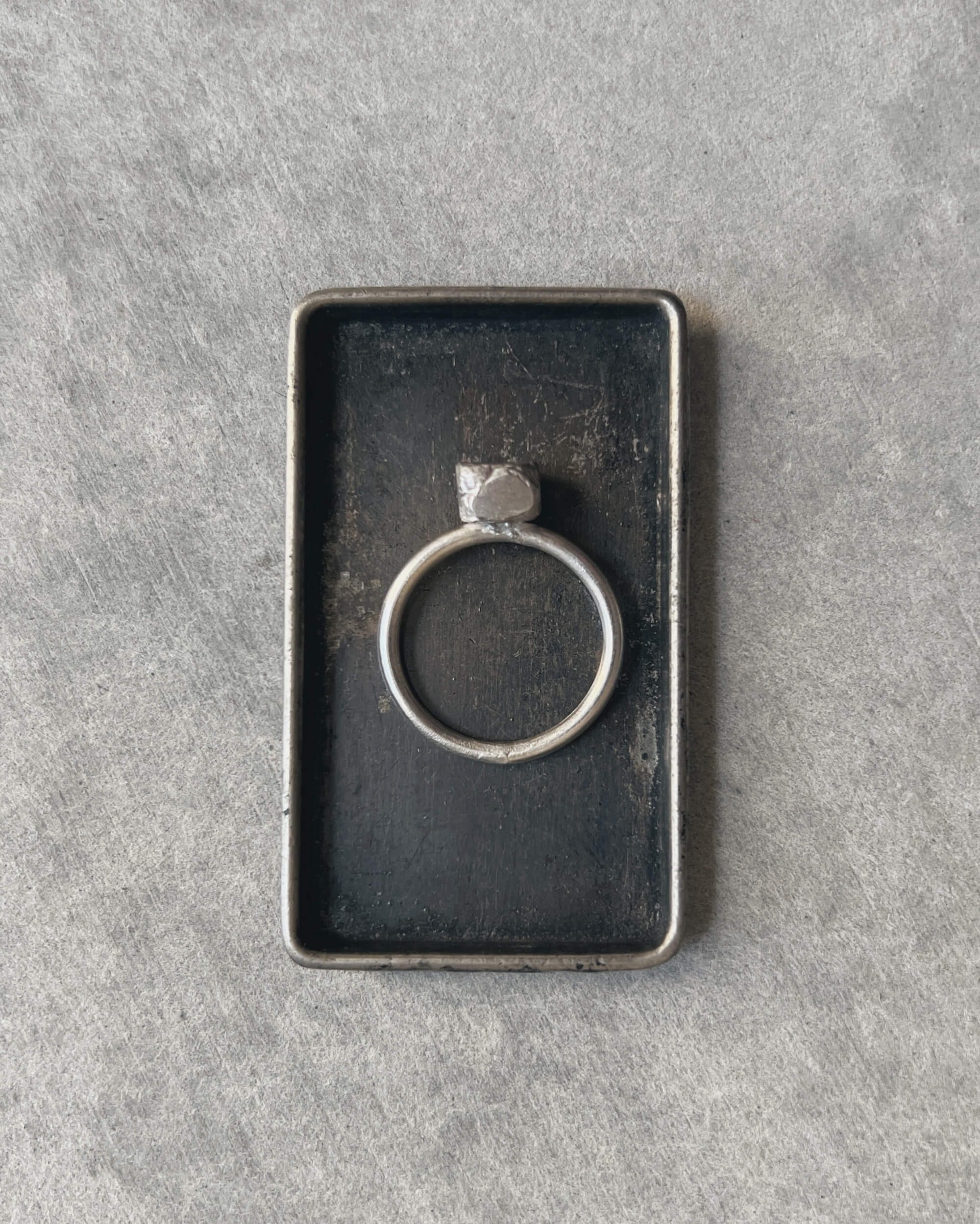steamylab : silver cocktail ring